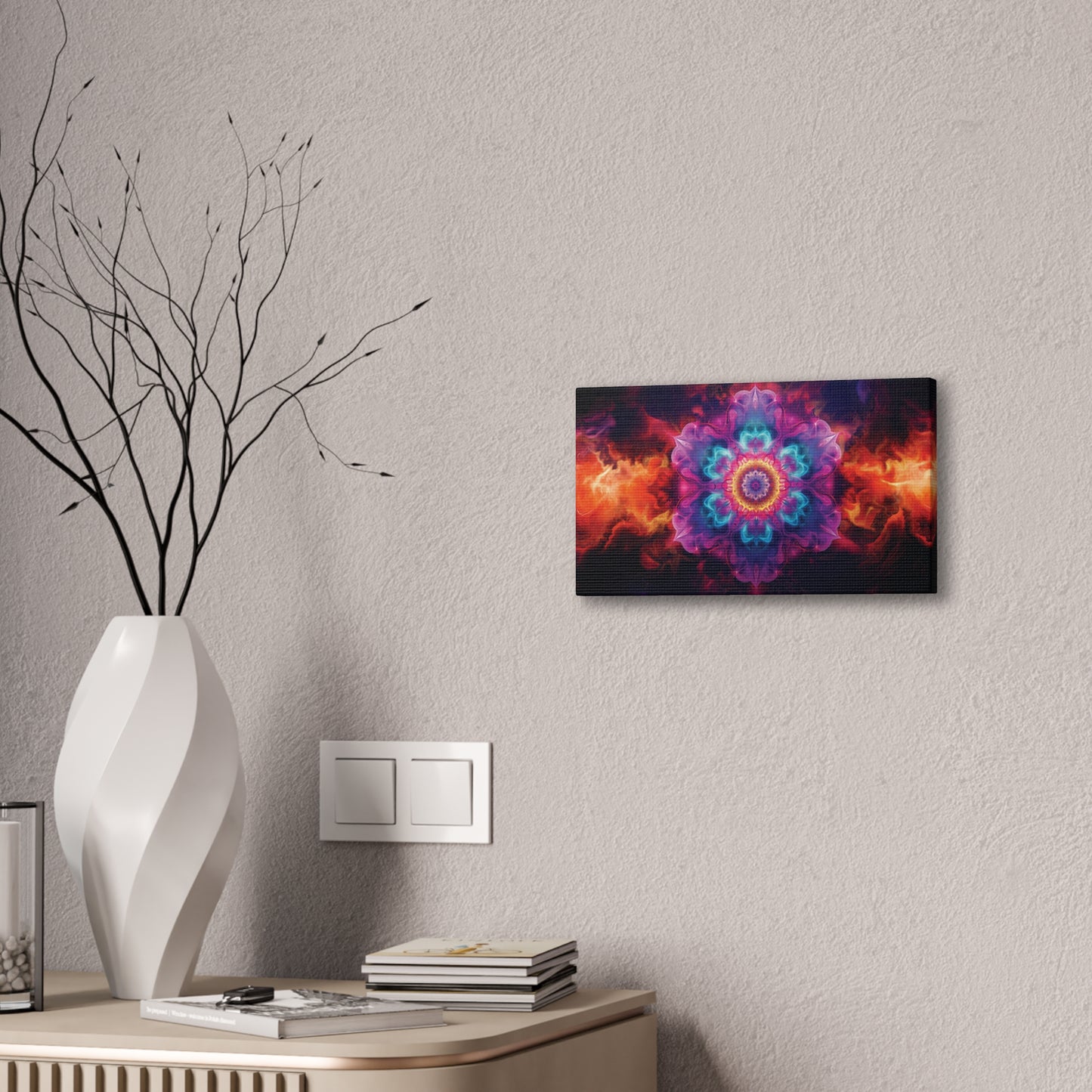 Deep Mandala 1 Canvas Stretched, 0.75"