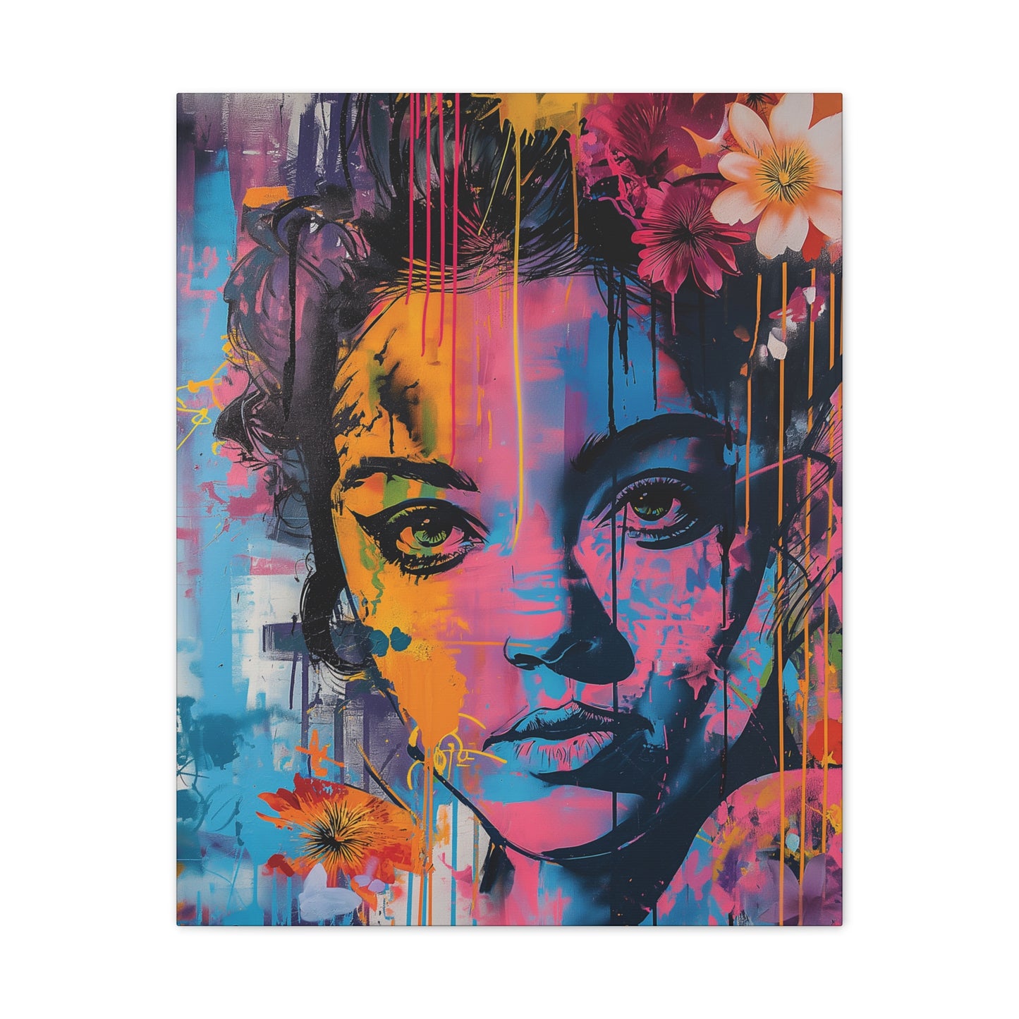 Girl 6 Canvas Stretched, 0.75"