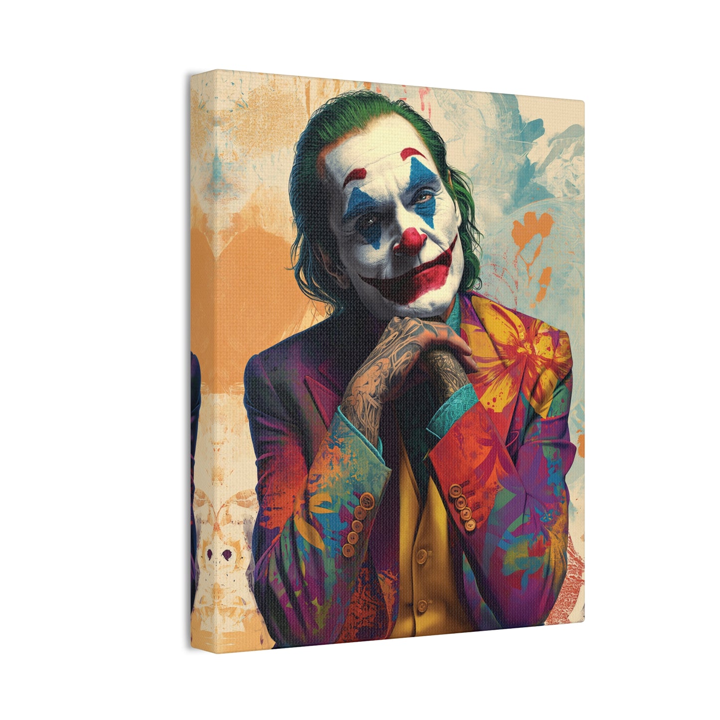Joker 4 Canvas Stretched, 0.75"