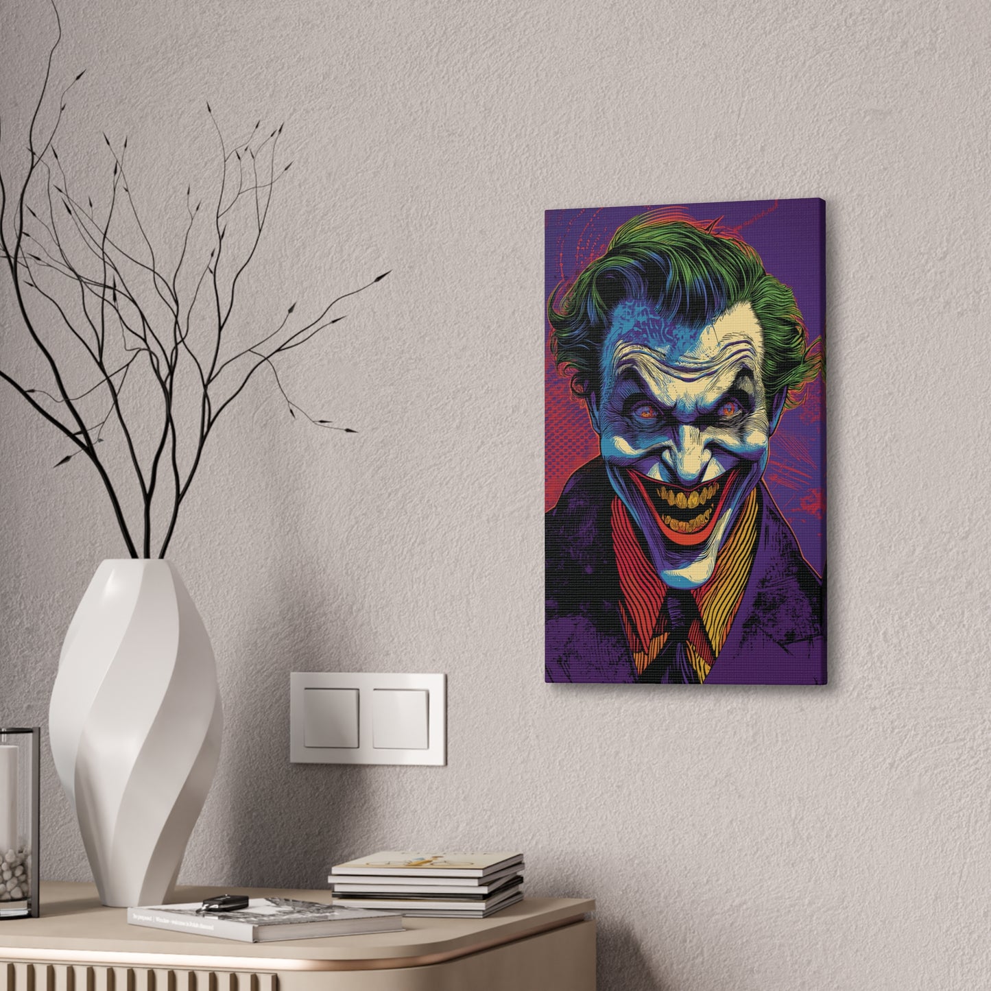 Joker 1 Canvas Stretched, 0.75"