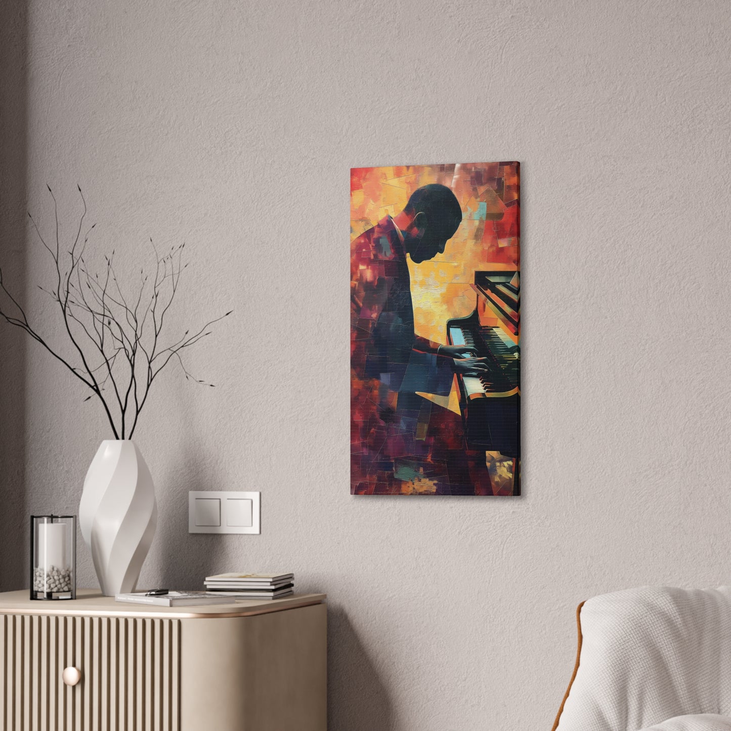Piano 1 Canvas Stretched, 0.75"