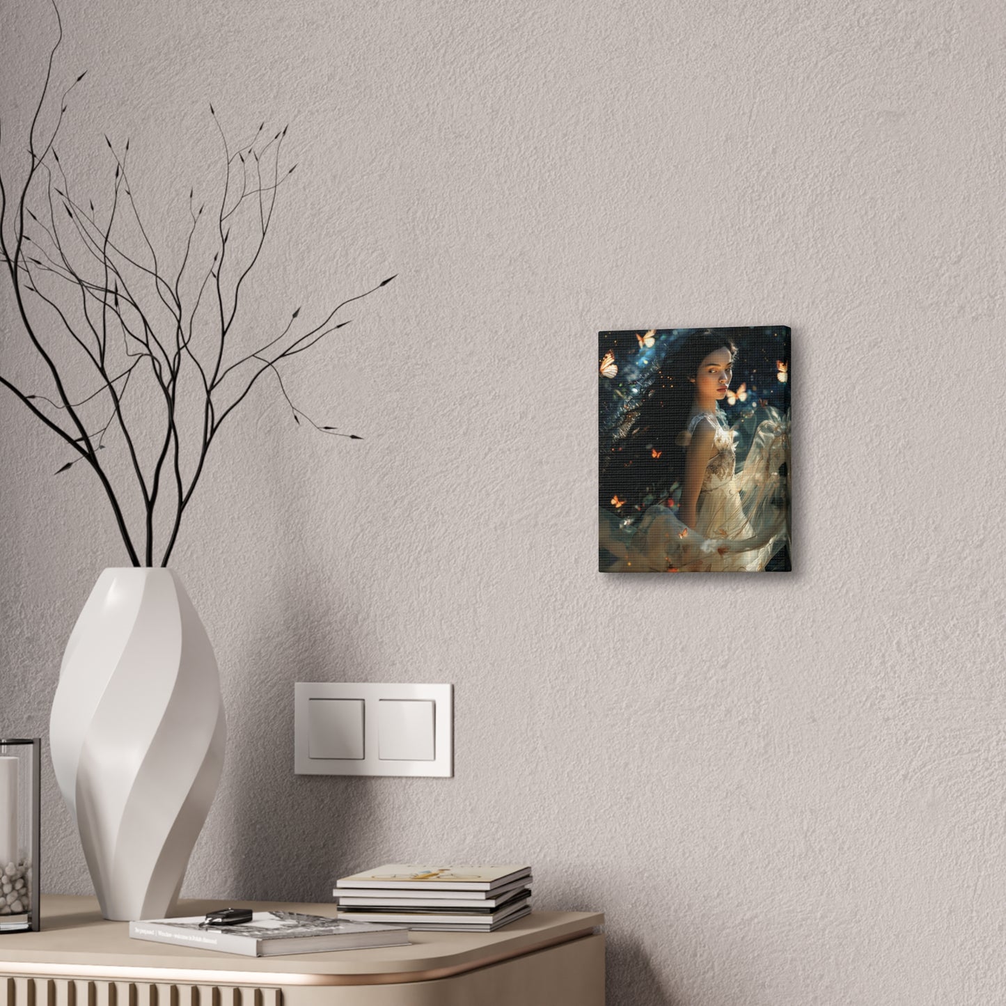 Butterfly Goddess 2 Canvas Stretched, 0.75"
