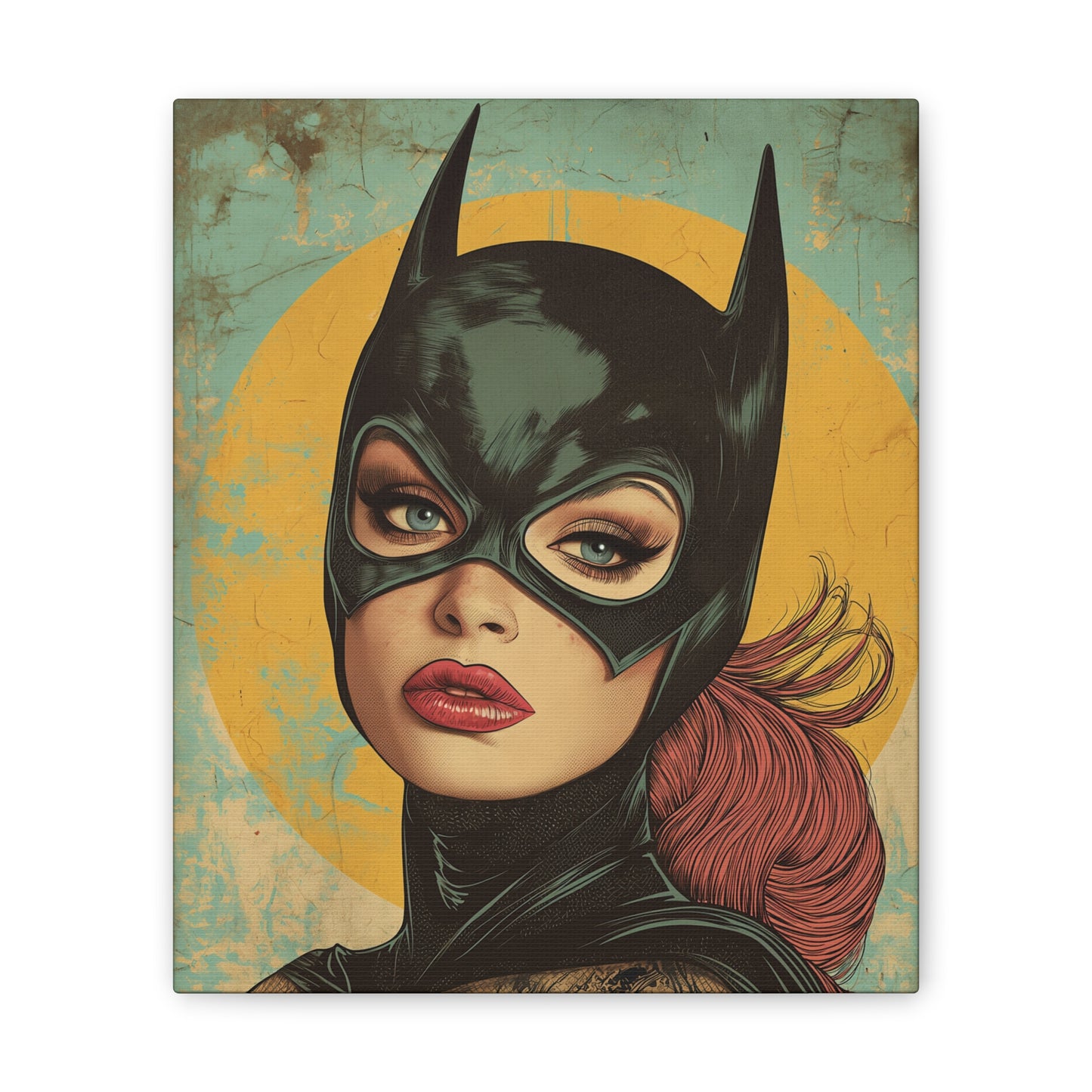 Batgirl 2 Canvas Stretched, 0.75"
