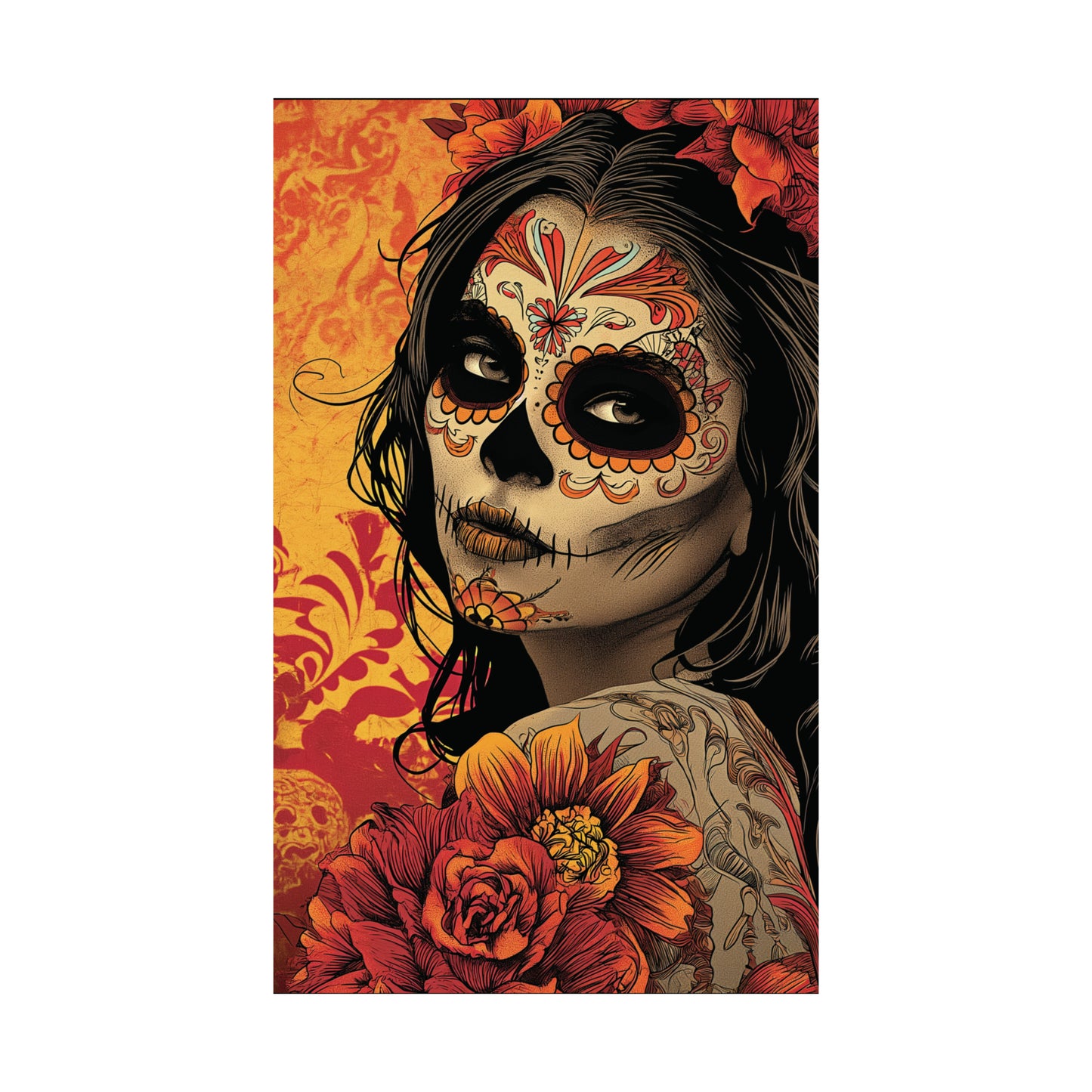 Day of the Dead 9 Matte Vertical Posters