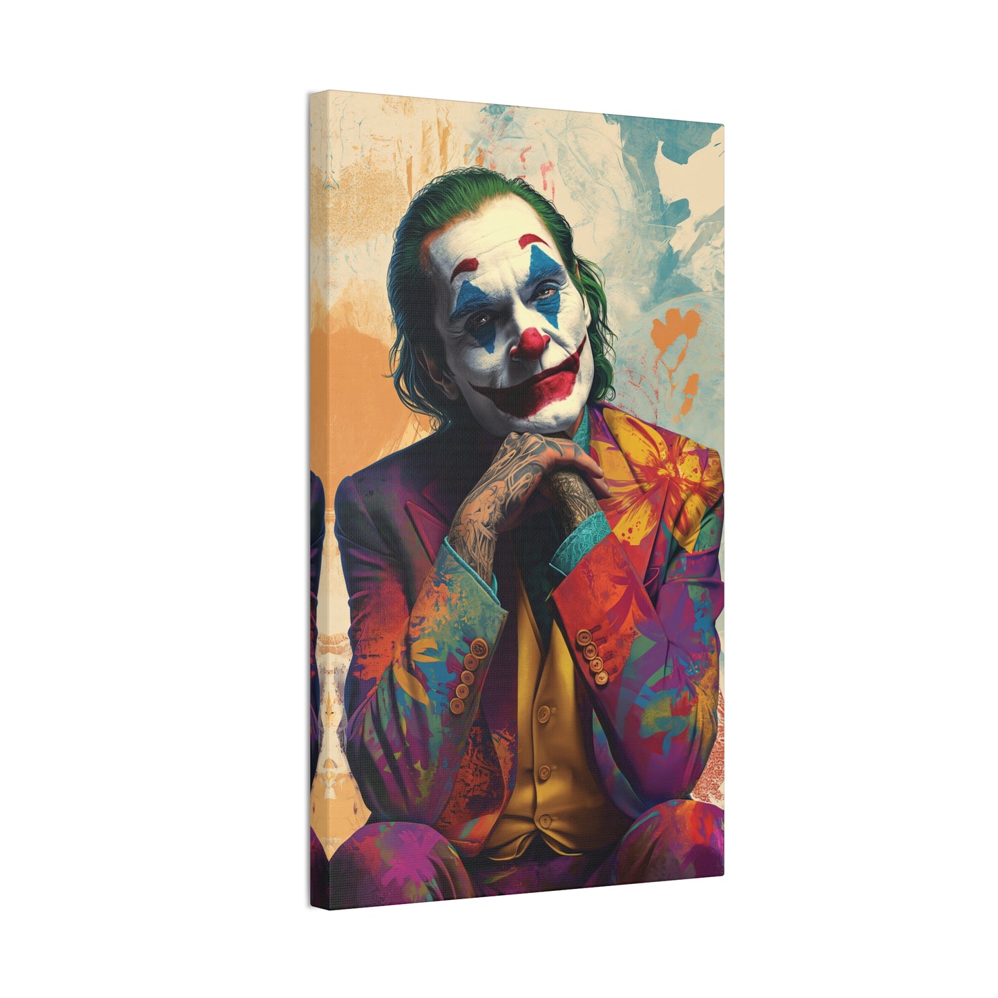 Joker 4 Canvas Stretched, 0.75"