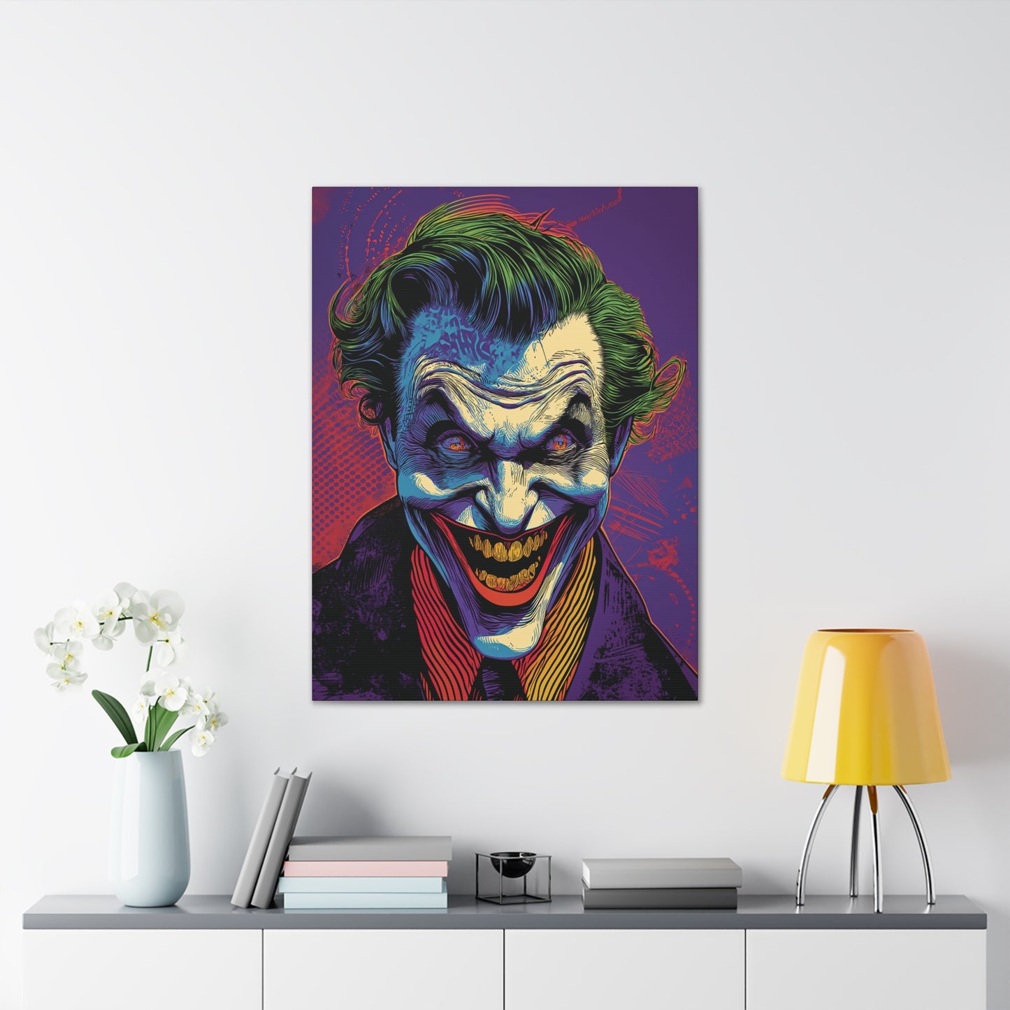 Joker 1 Canvas Stretched, 0.75"