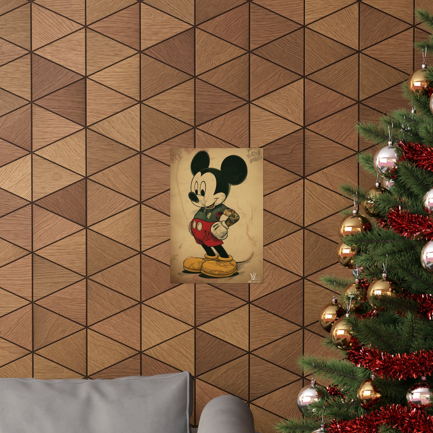 Mick the Mouse 2 Matte Vertical Posters