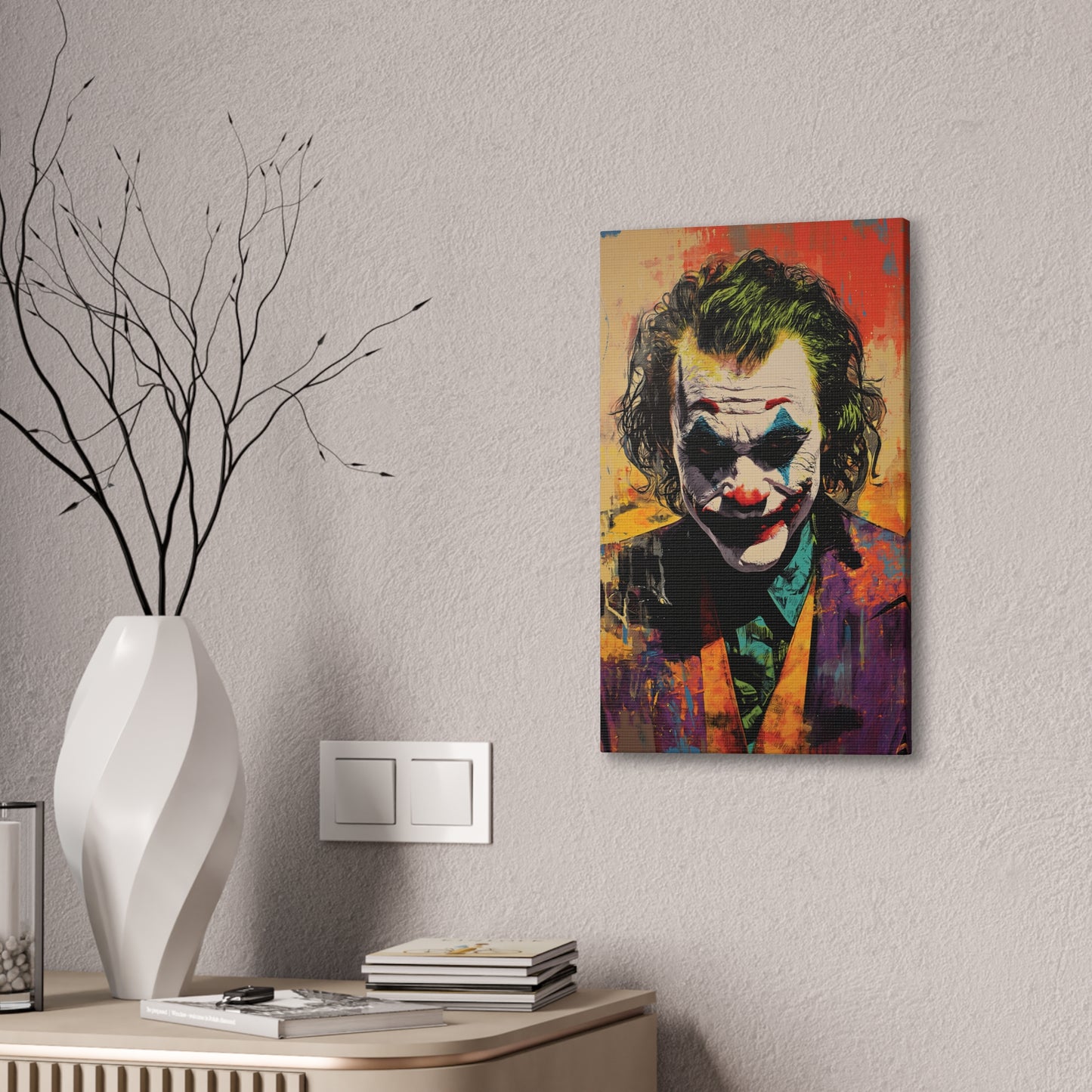 Joker 1 Canvas Stretched, 0.75"