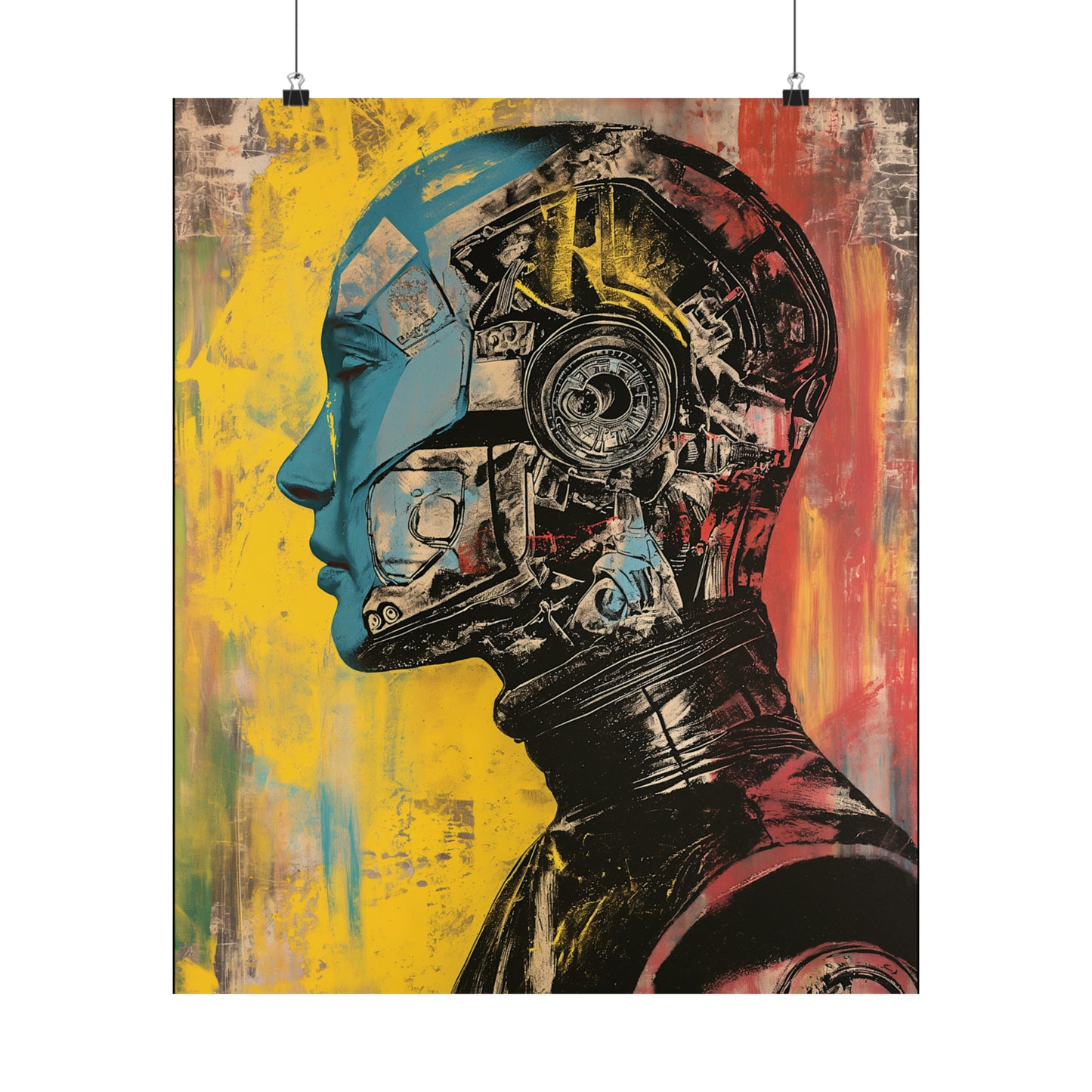 Machine 1 Matte Vertical Posters