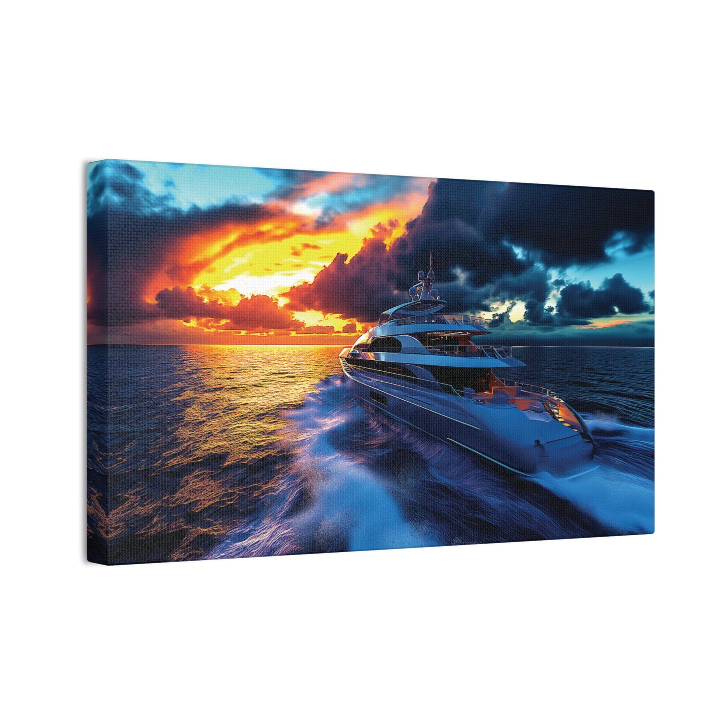 Mega-Yacht Dreams 1 Canvas Stretched, 0.75"