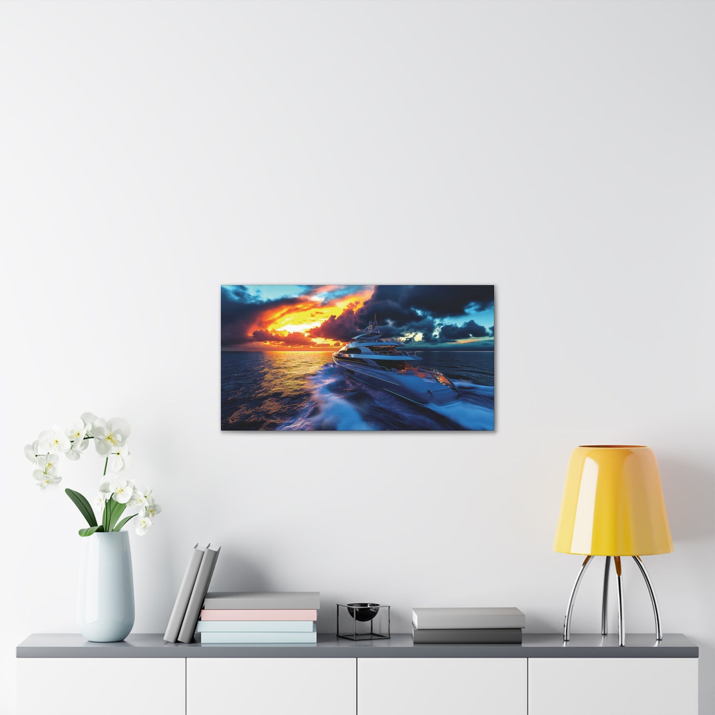 Mega-Yacht Dreams 1 Canvas Stretched, 0.75"