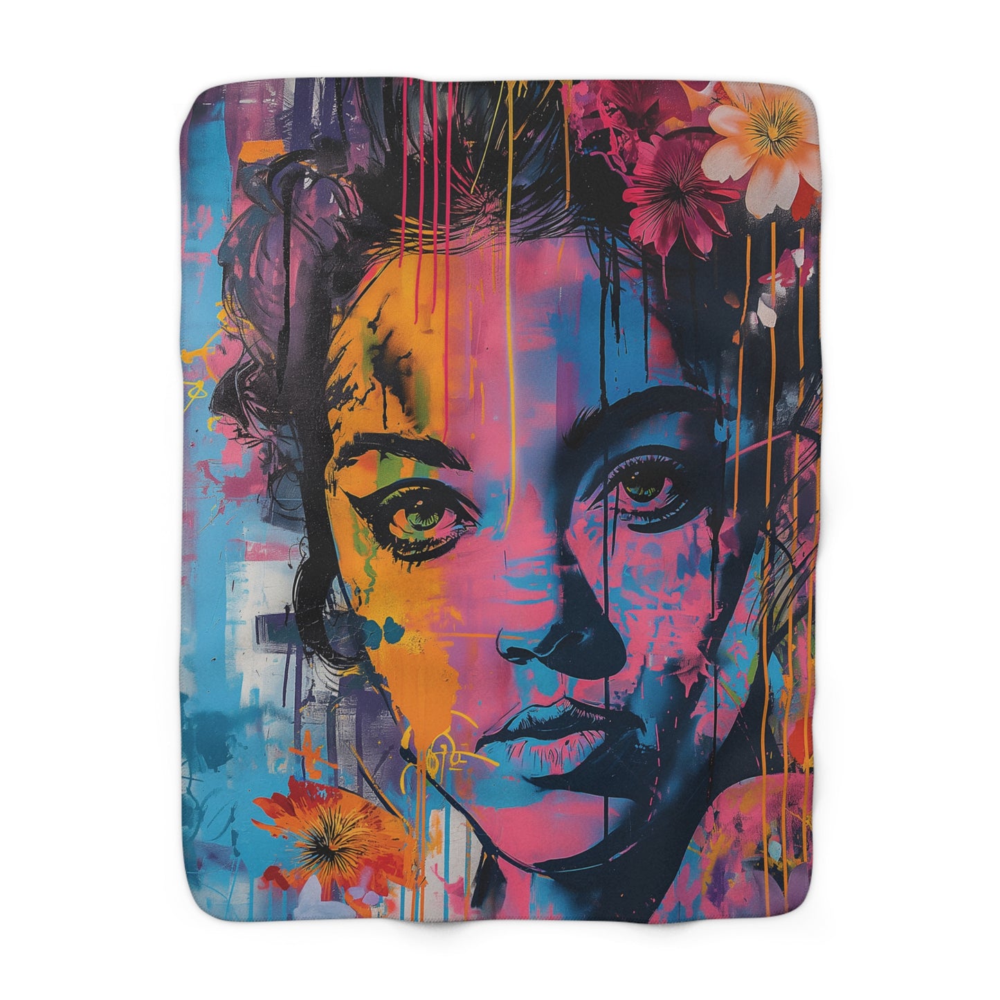 Ultra Girl Sherpa Fleece Blanket