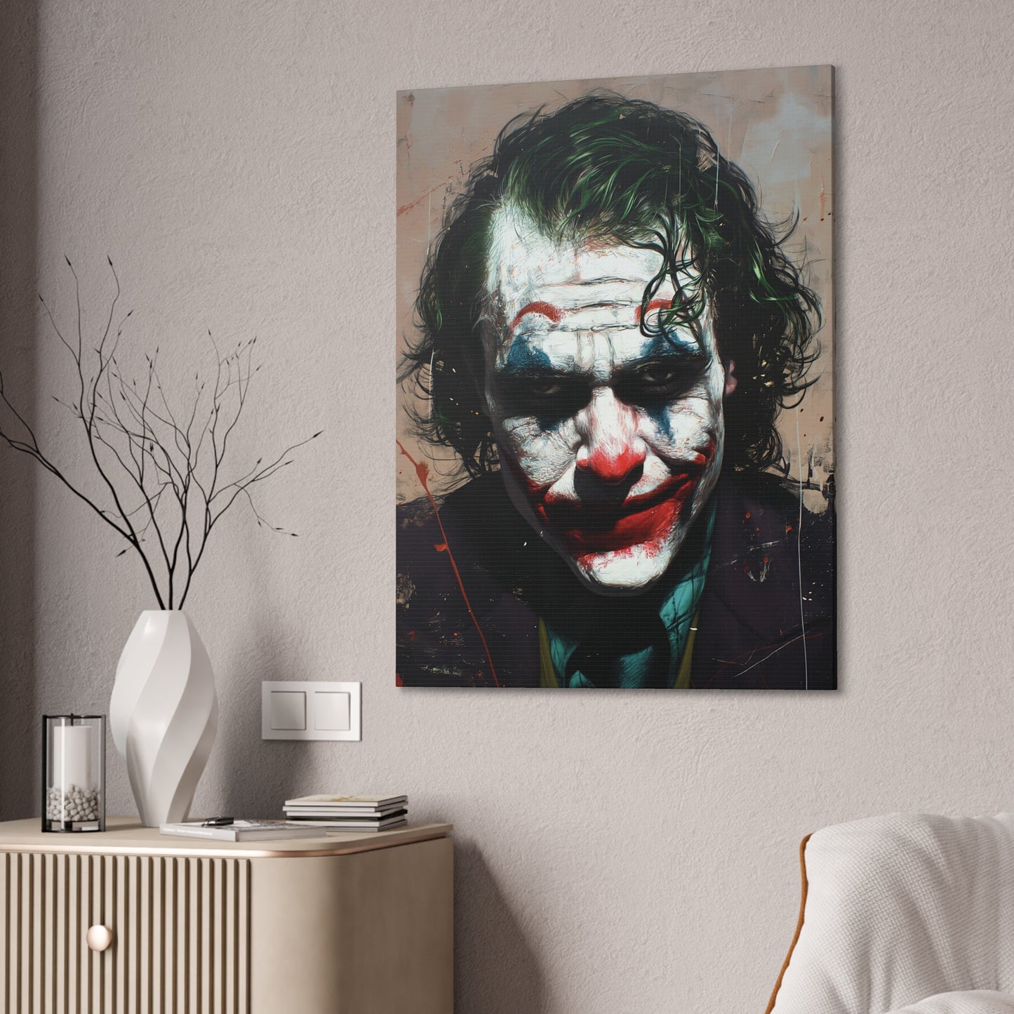 Joker 2 Canvas Stretched, 0.75"