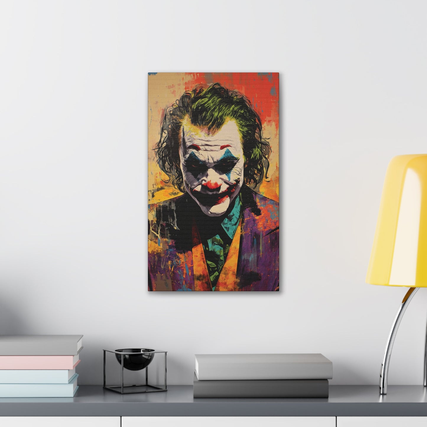 Joker 1 Canvas Stretched, 0.75"