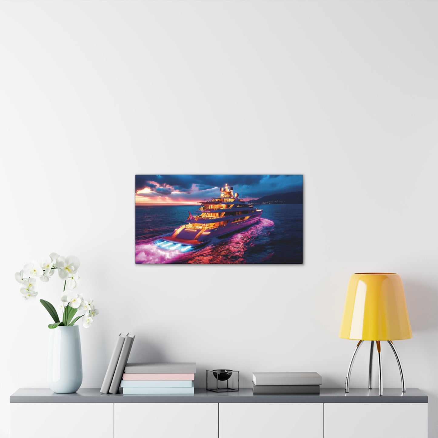 Mega-Yacht Dreams 3 Canvas Stretched, 0.75"