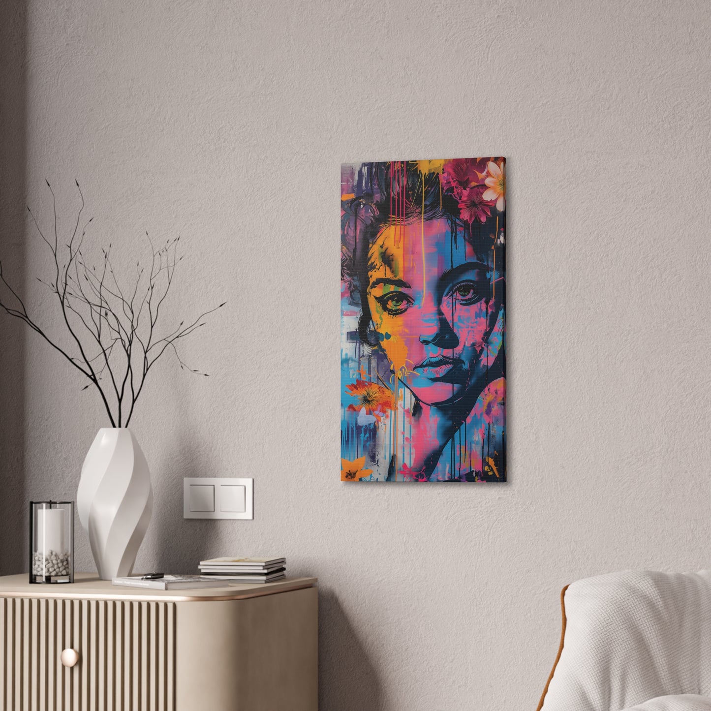 Girl 6 Canvas Stretched, 0.75"