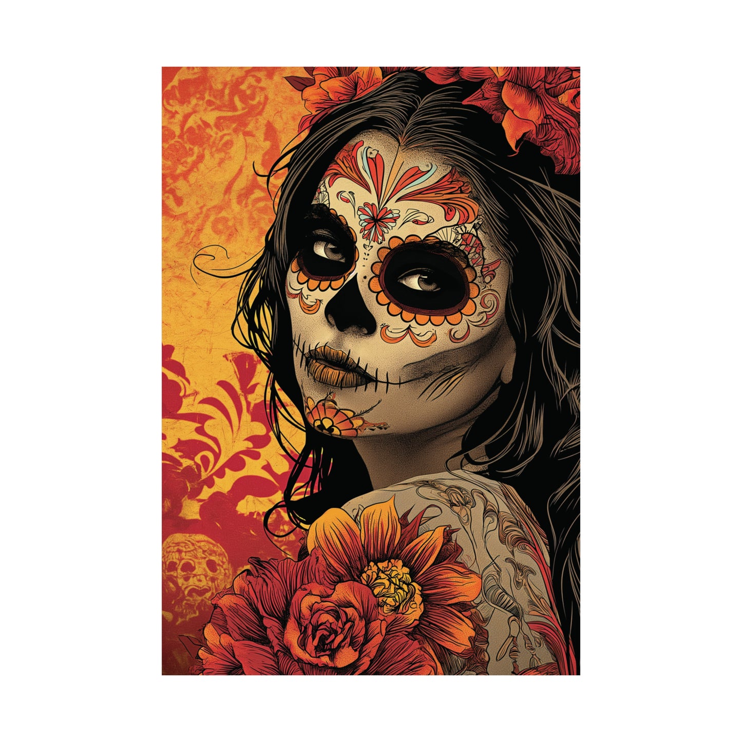 Day of the Dead 9 Matte Vertical Posters