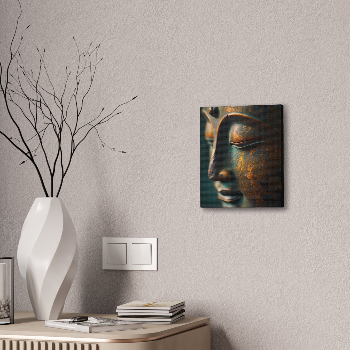 Buddha 22 Canvas Stretched, 0.75"