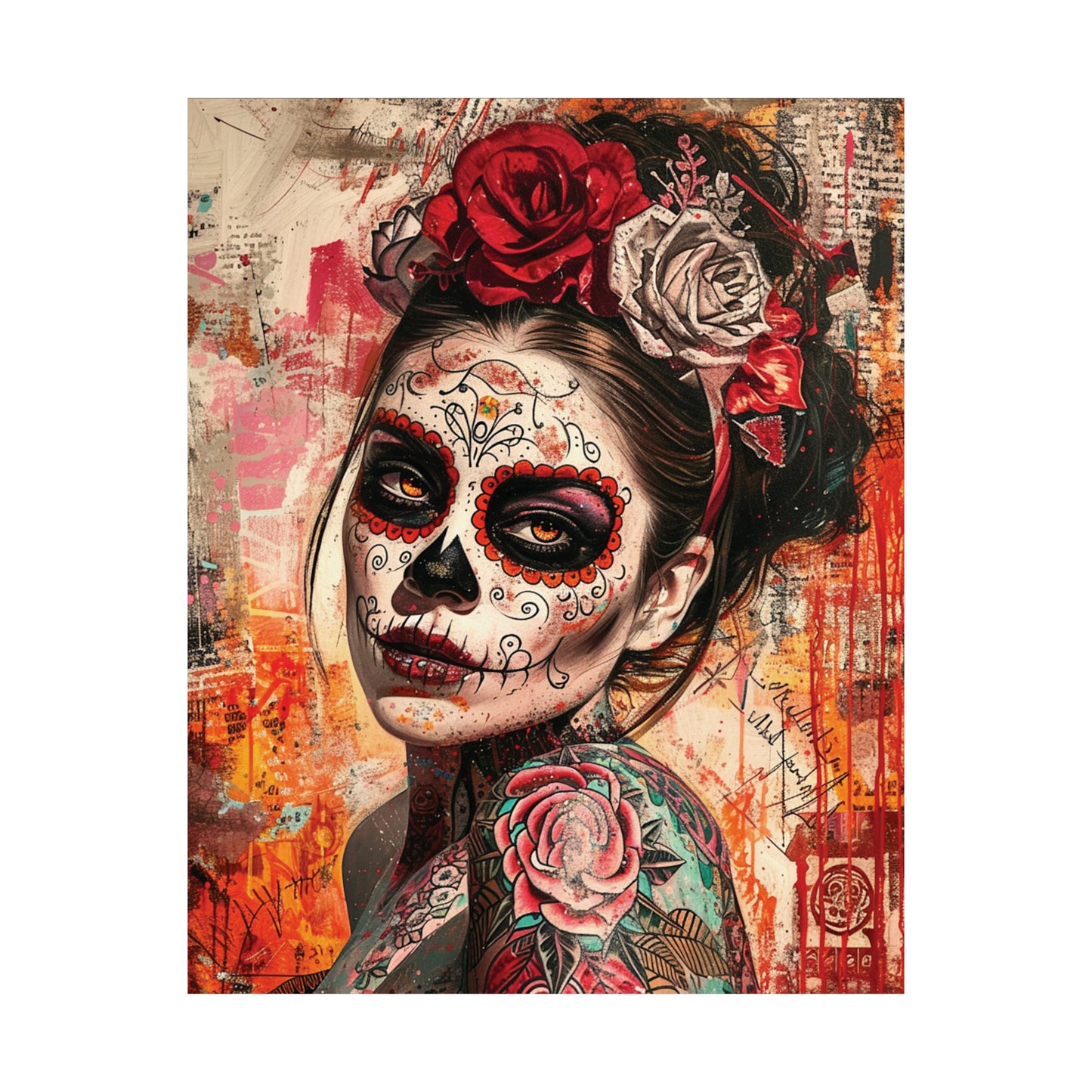 Day of the Dead 6 Matte Vertical Posters