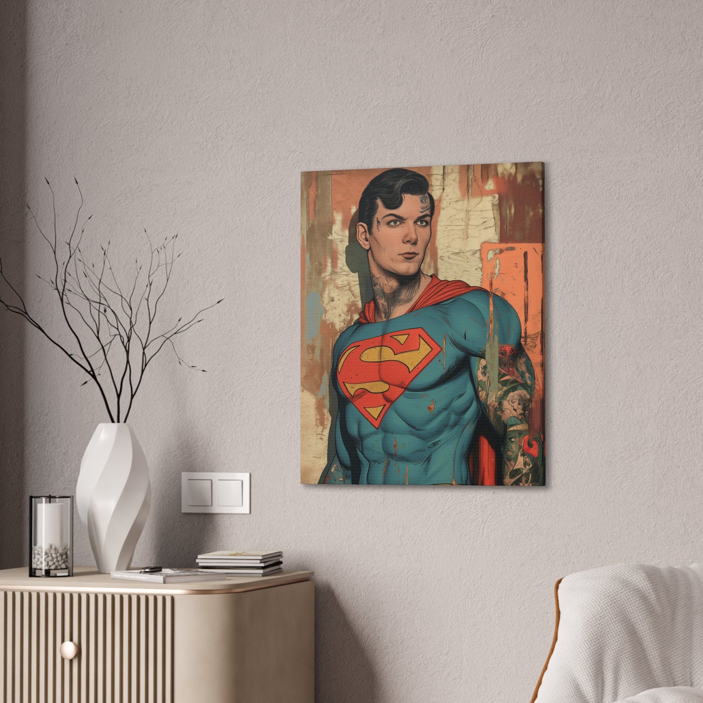 Super 1 Canvas Stretched, 0.75"