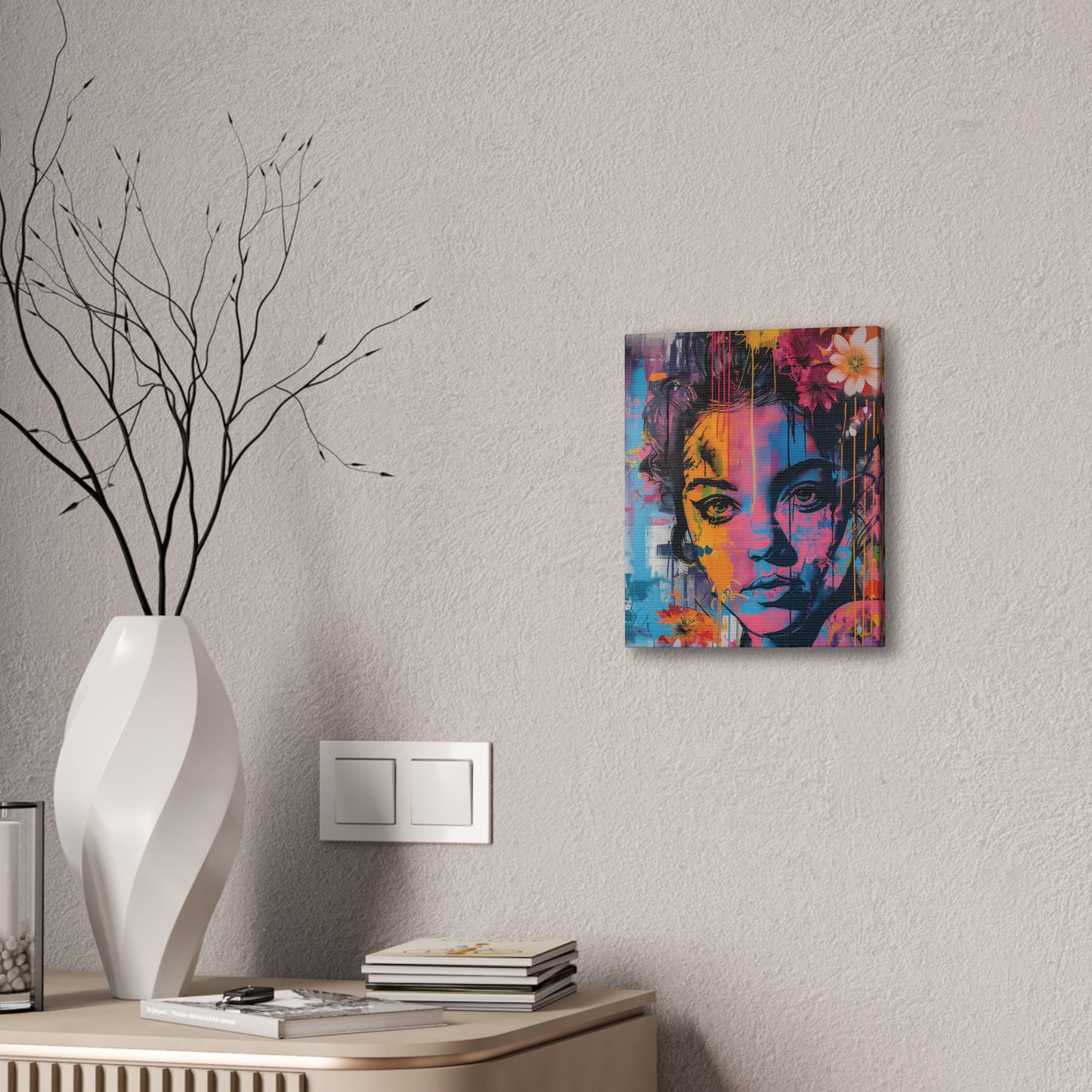 Girl 6 Canvas Stretched, 0.75"
