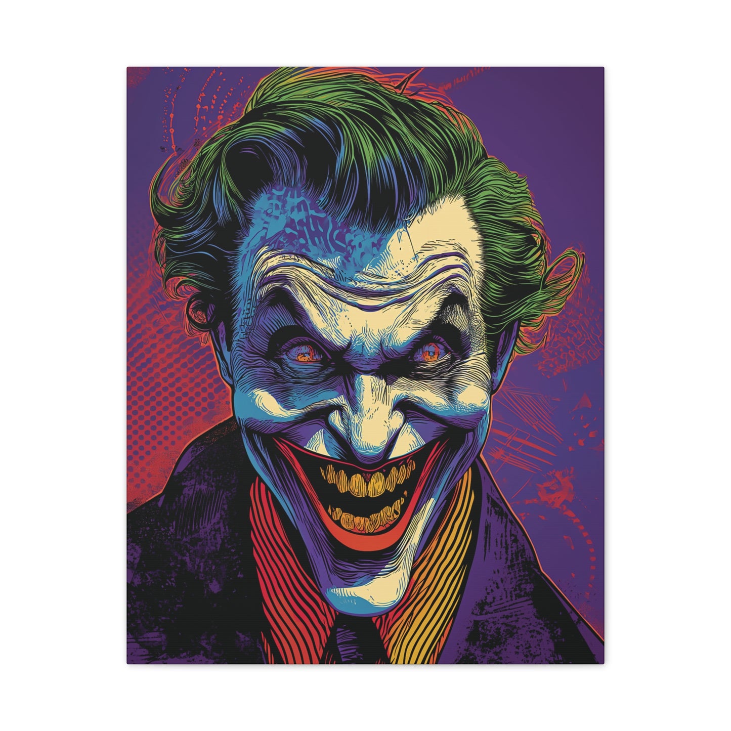 Joker 1 Canvas Stretched, 0.75"