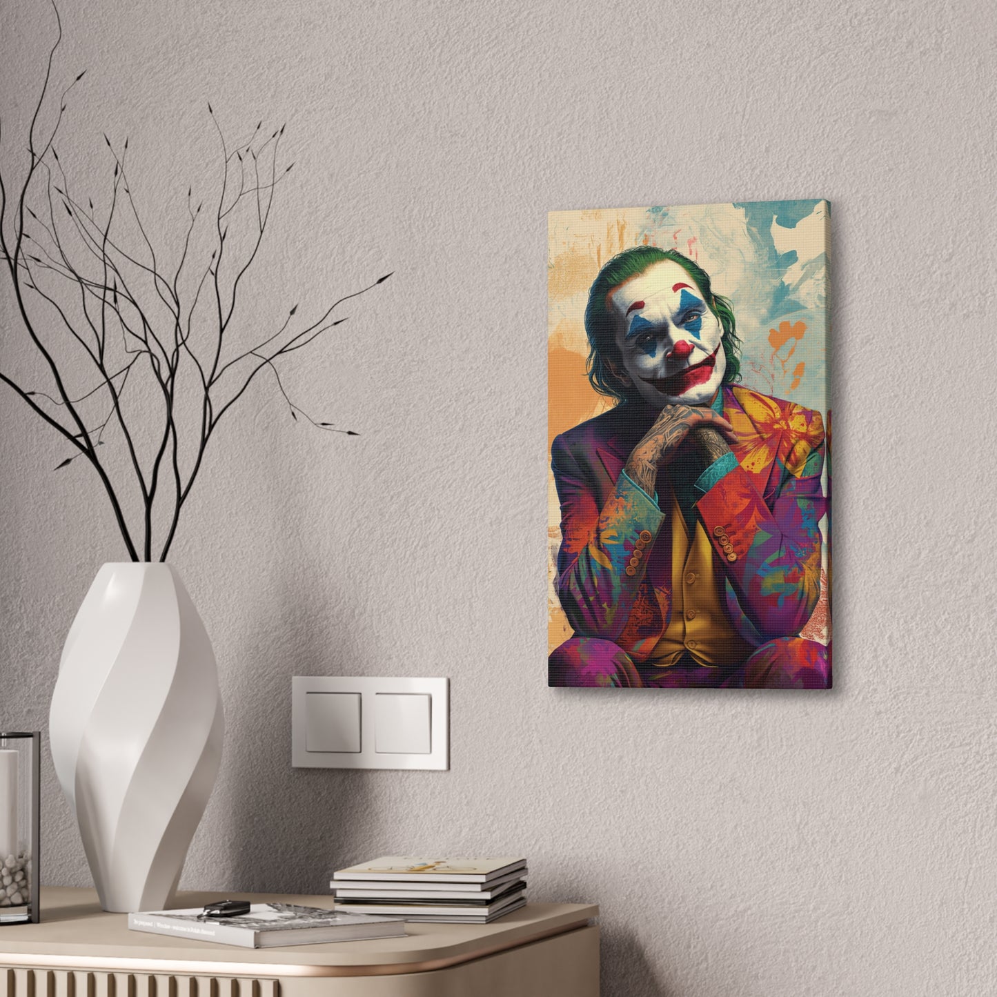 Joker 4 Canvas Stretched, 0.75"