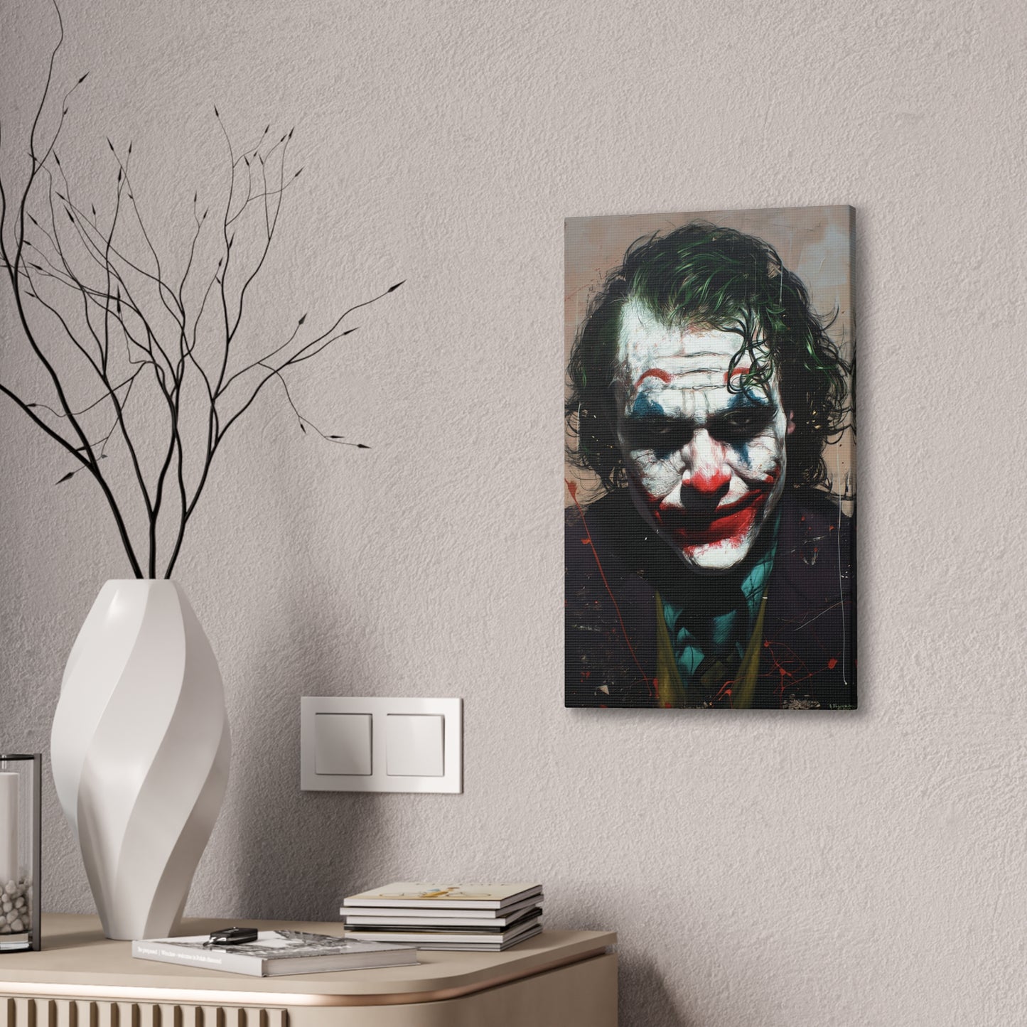Joker 2 Canvas Stretched, 0.75"