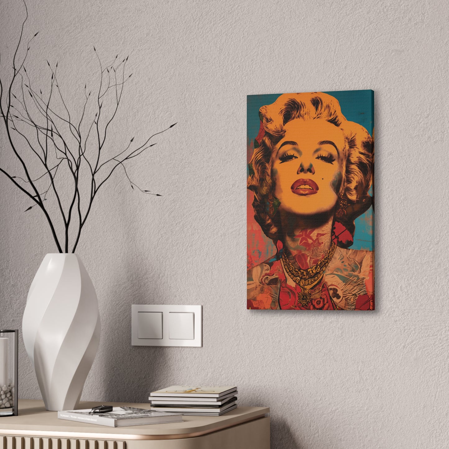 Marilyn 1 Canvas Stretched, 0.75"