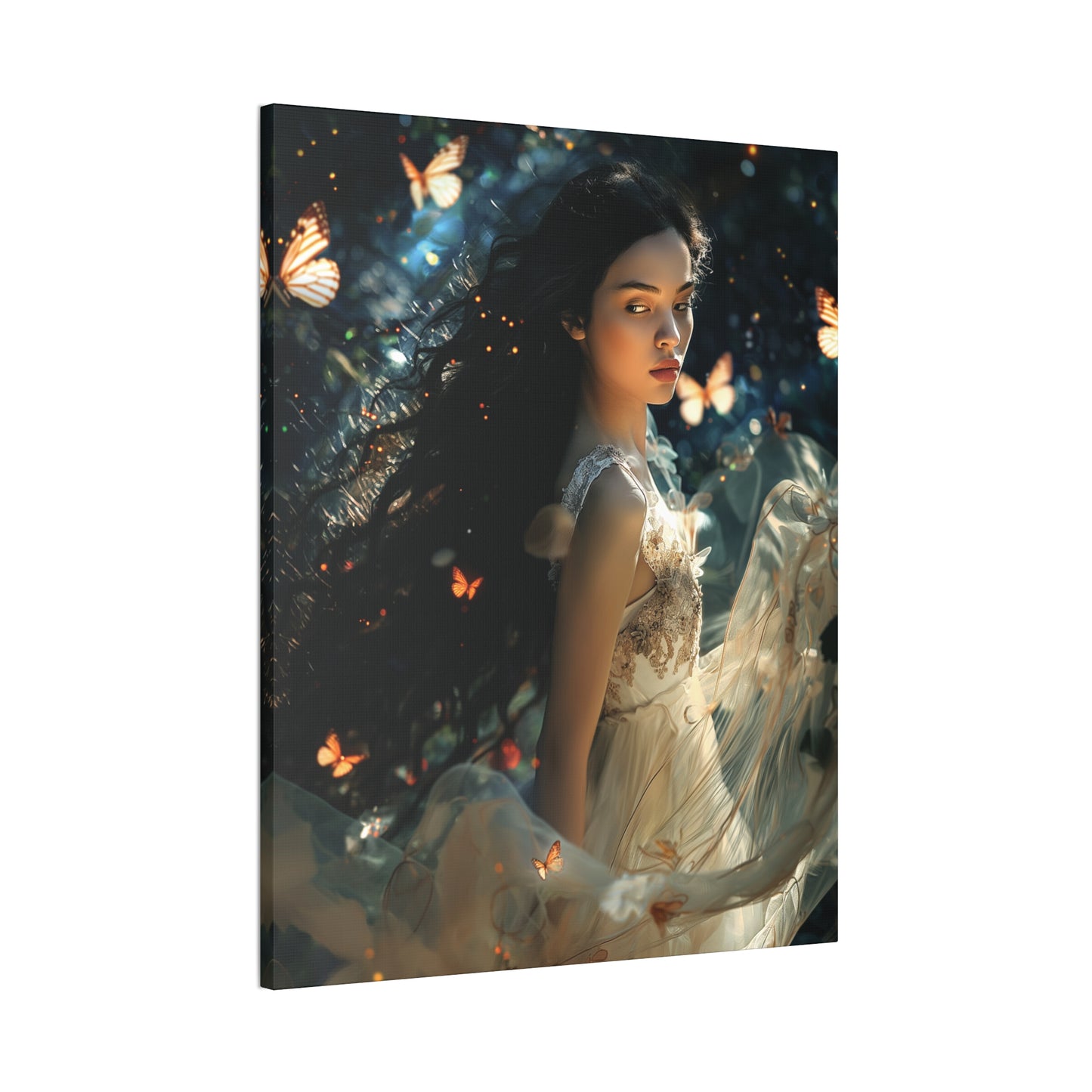 Butterfly Goddess 2 Canvas Stretched, 0.75"