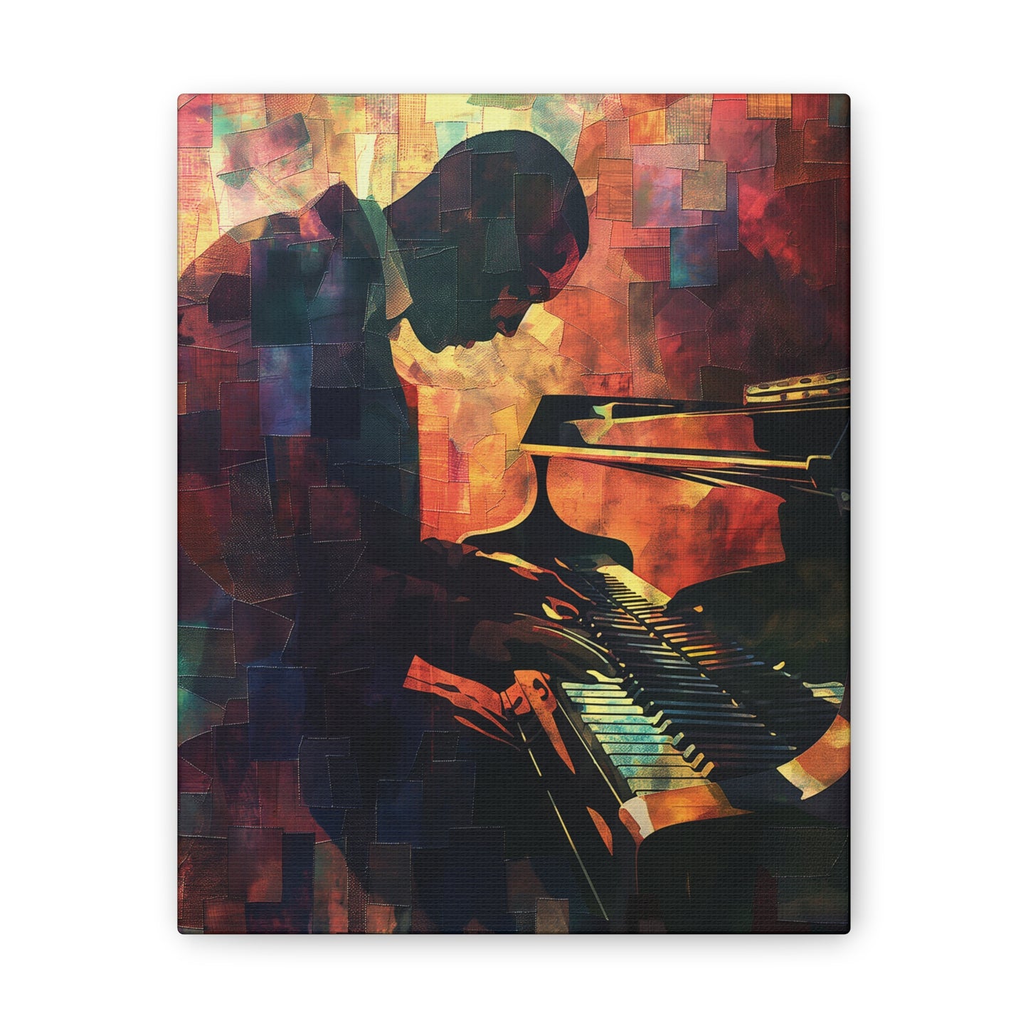Piano 2 Canvas Stretched, 0.75"