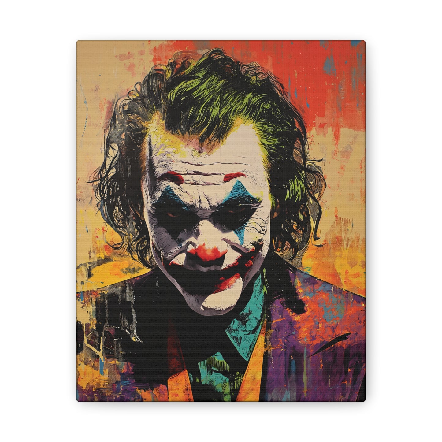 Joker 1 Canvas Stretched, 0.75"