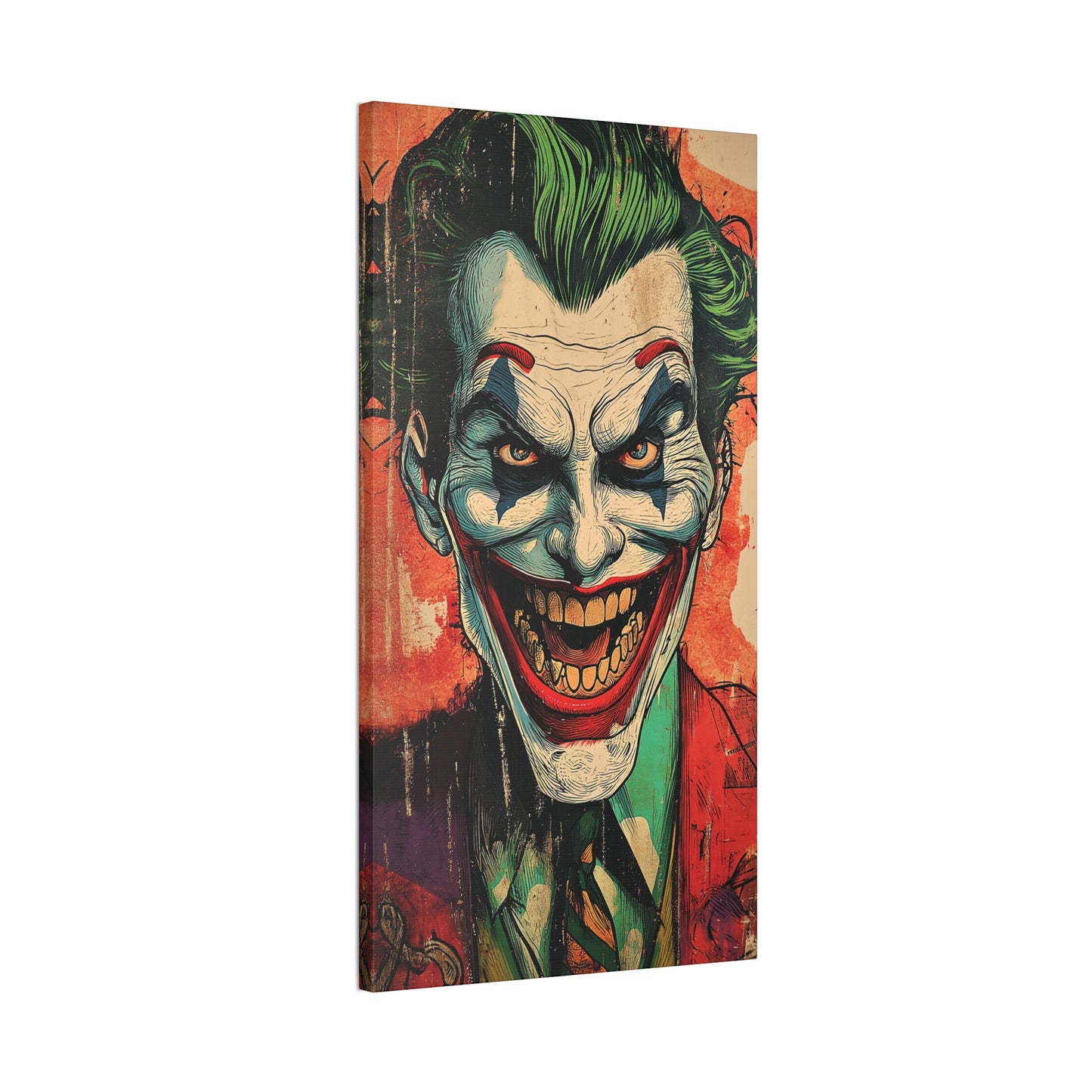 Joker 5 Canvas Stretched, 0.75"