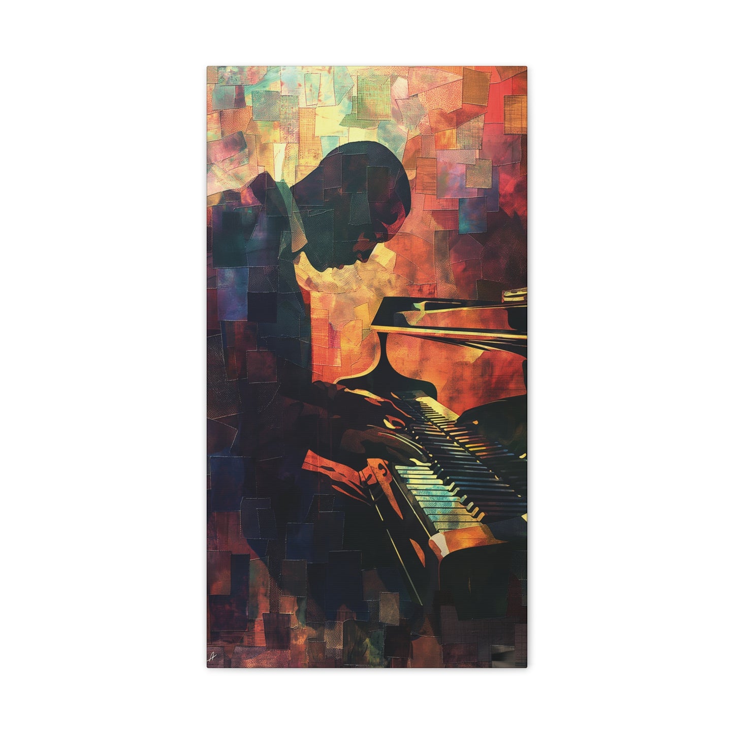 Piano 2 Canvas Stretched, 0.75"