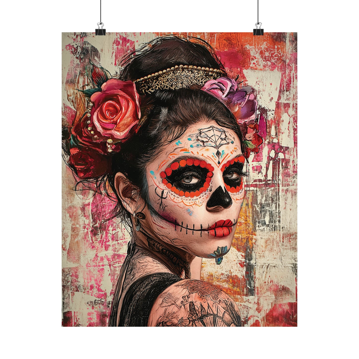 Day of the Dead 1 Matte Vertical Posters