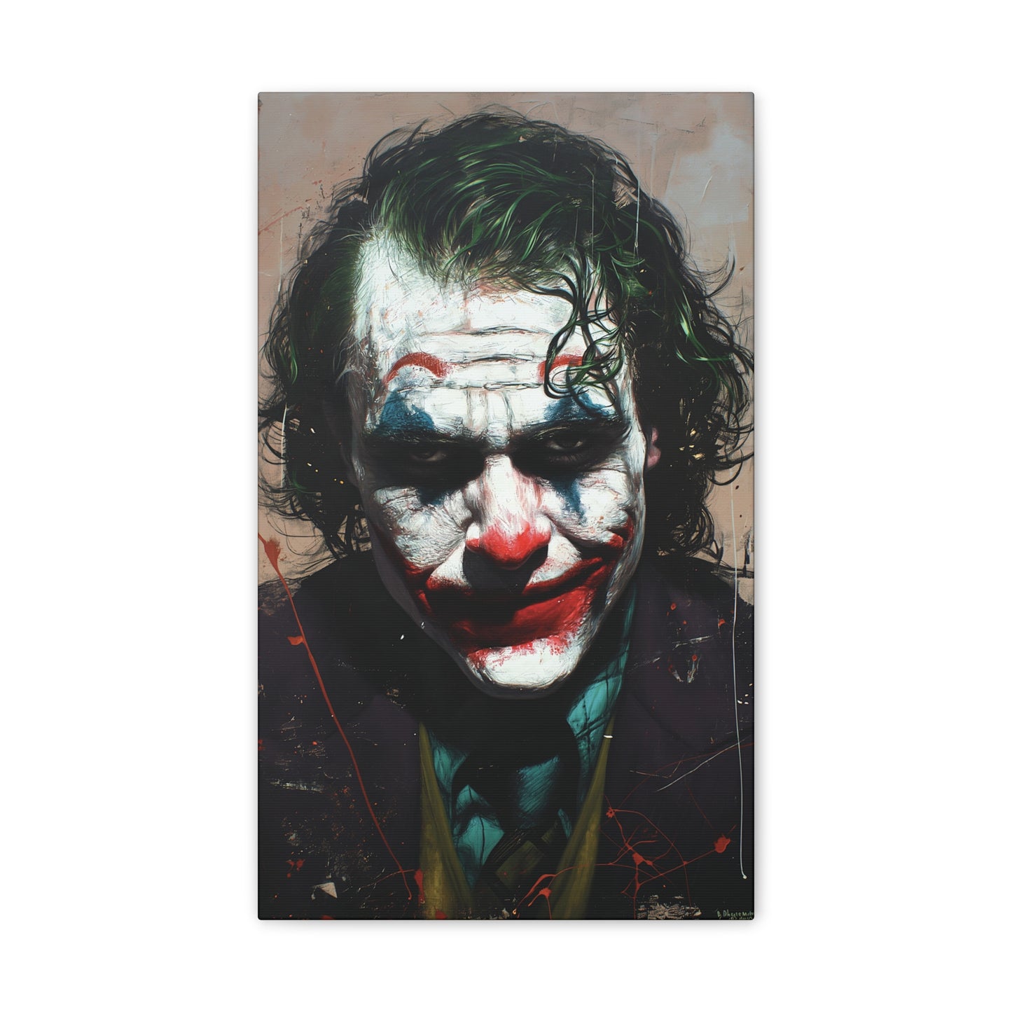 Joker 2 Canvas Stretched, 0.75"