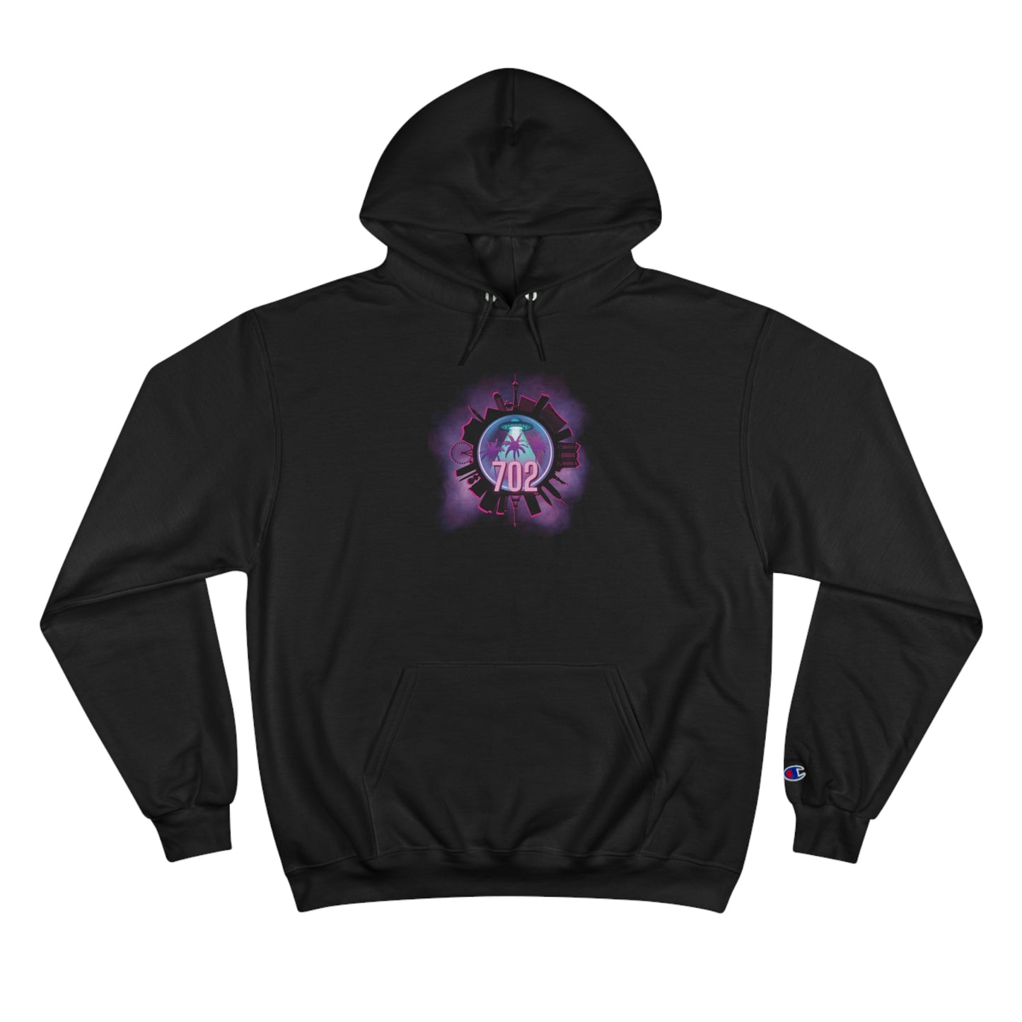 Las Vegas 702 Champion Hoodie