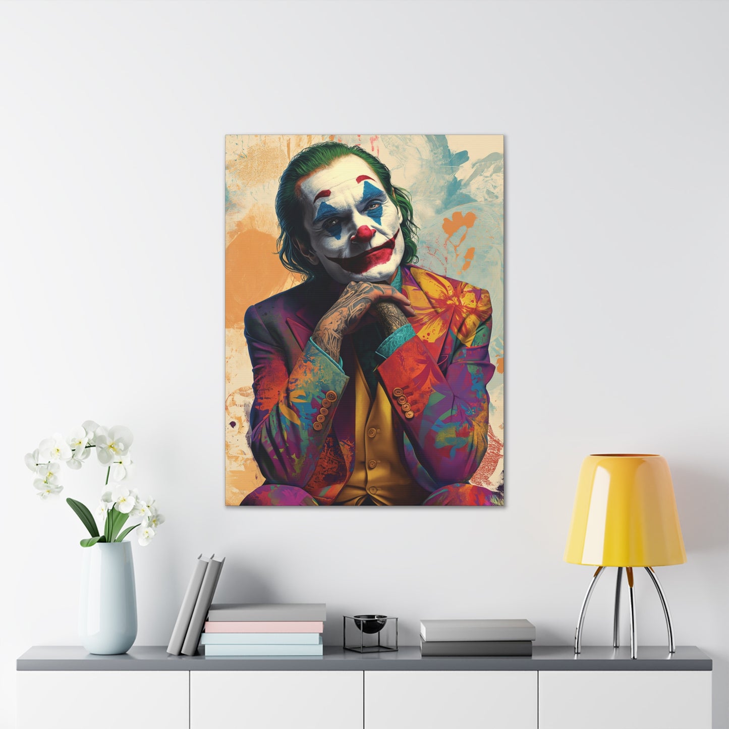 Joker 4 Canvas Stretched, 0.75"