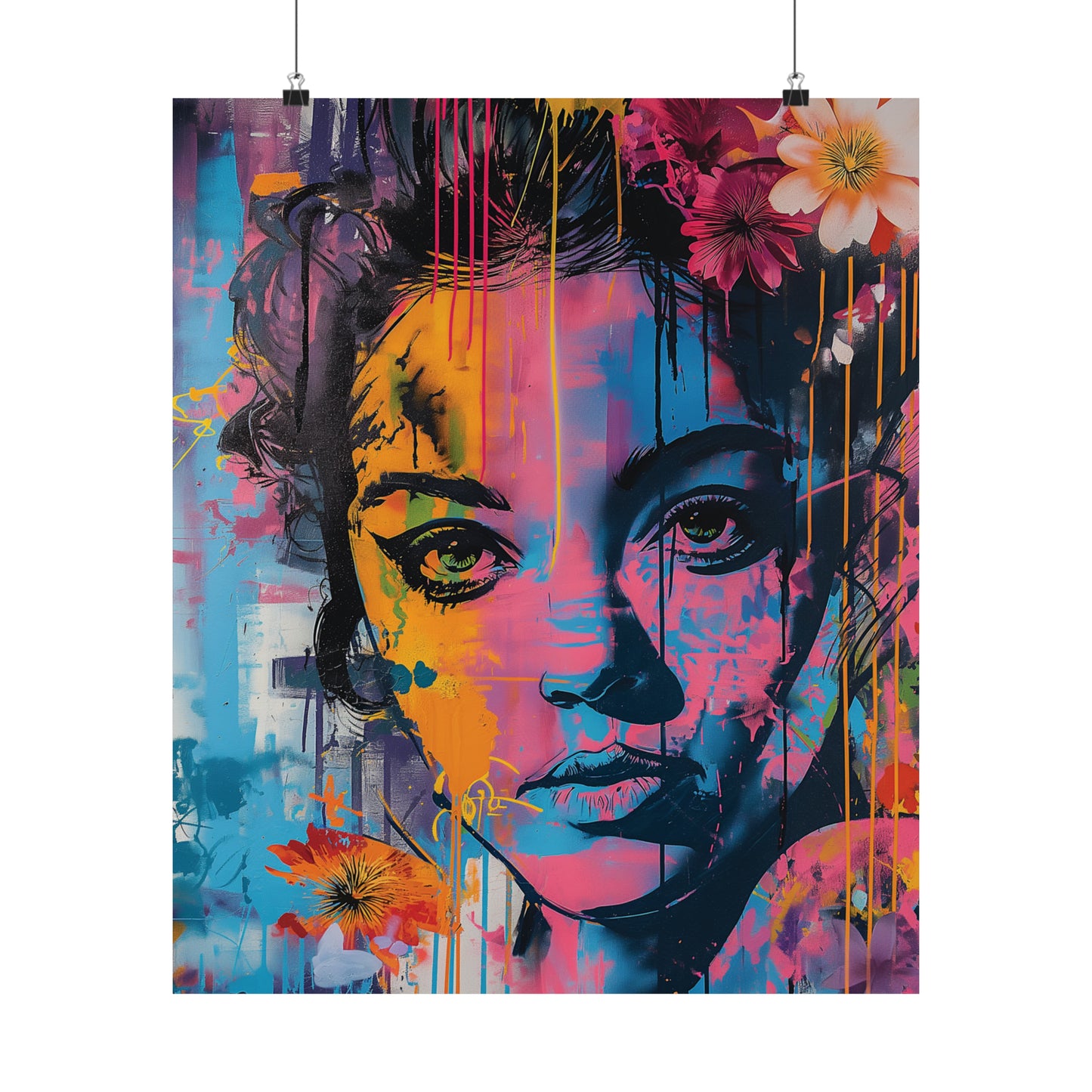 Girl 4 Matte Vertical Posters