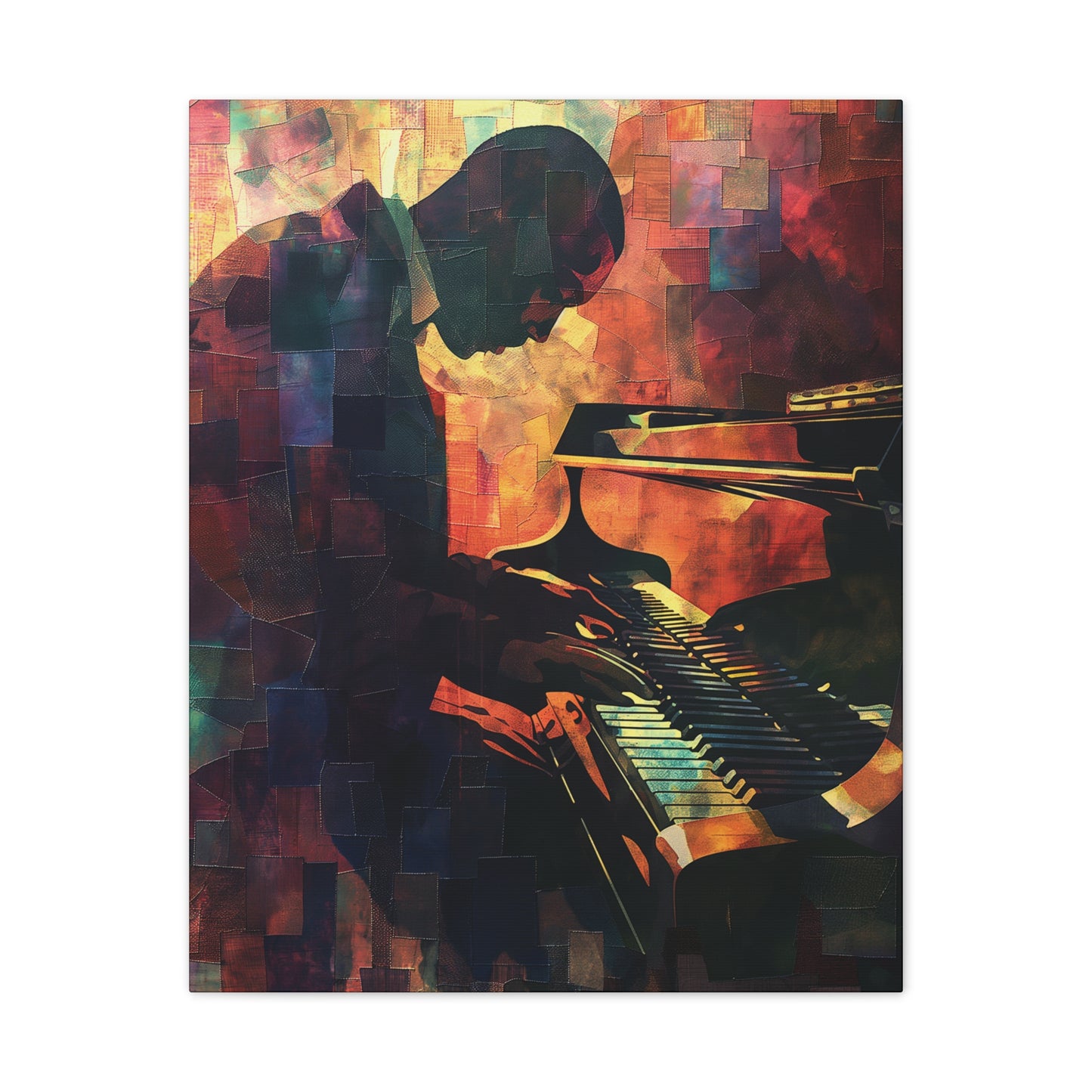 Piano 2 Canvas Stretched, 0.75"
