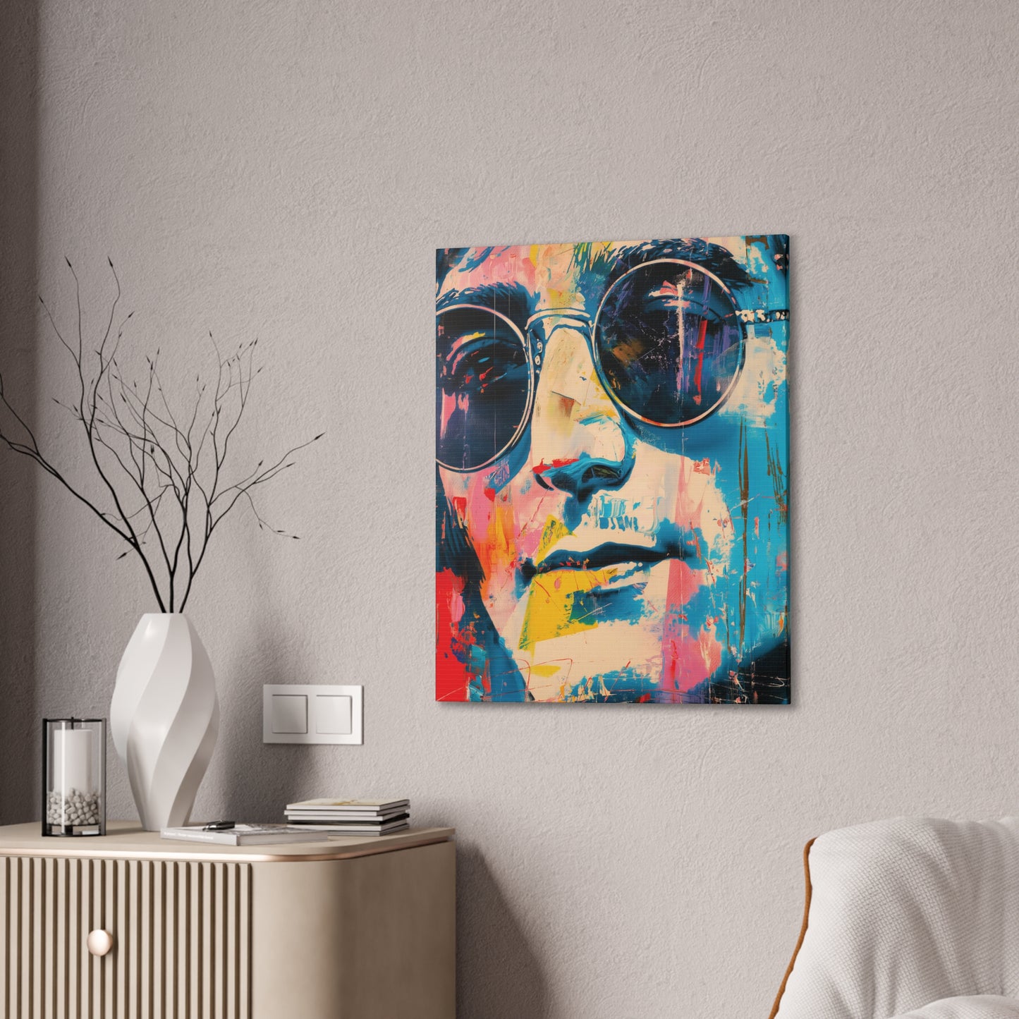 John Lennon Canvas Stretched, 0.75"