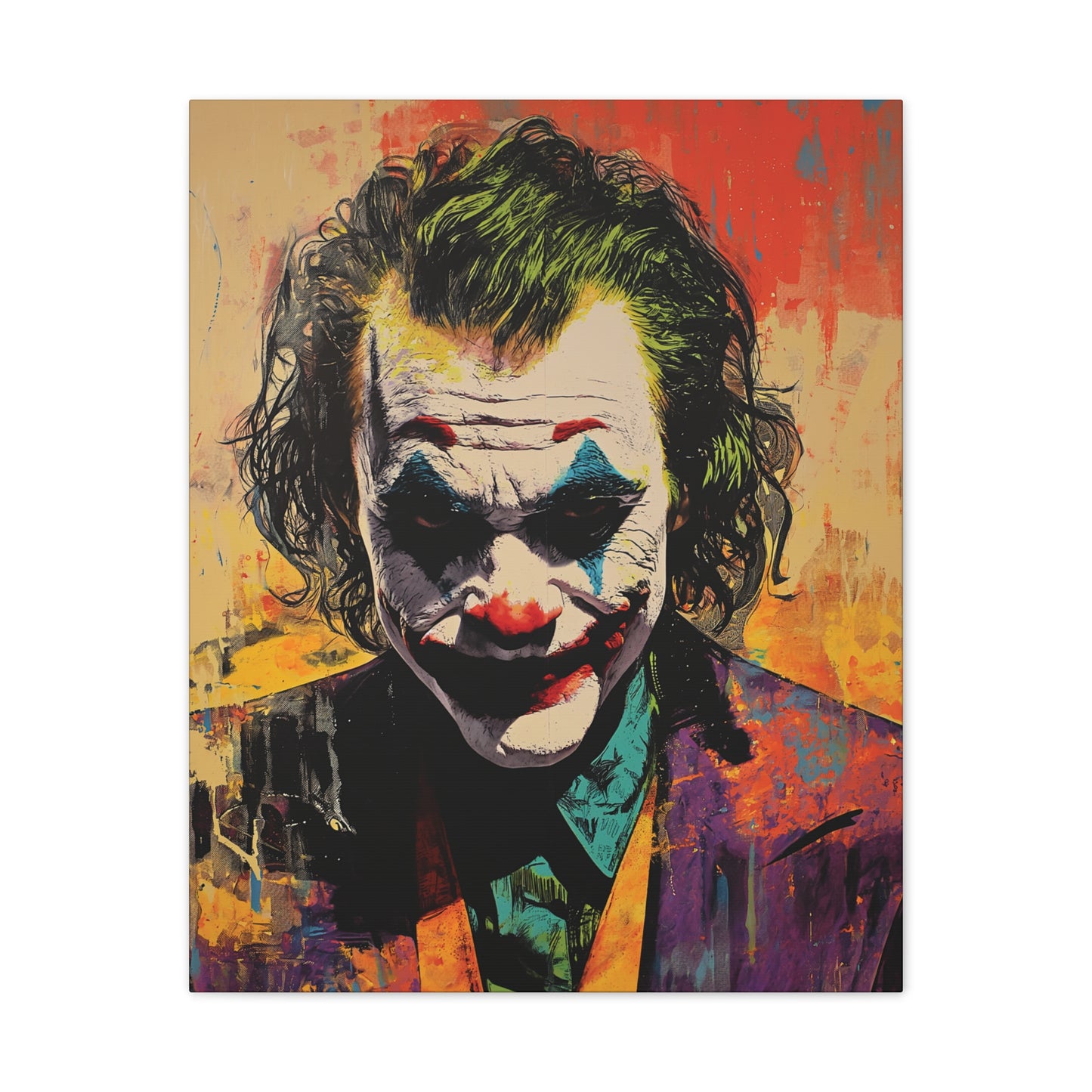 Joker 1 Canvas Stretched, 0.75"