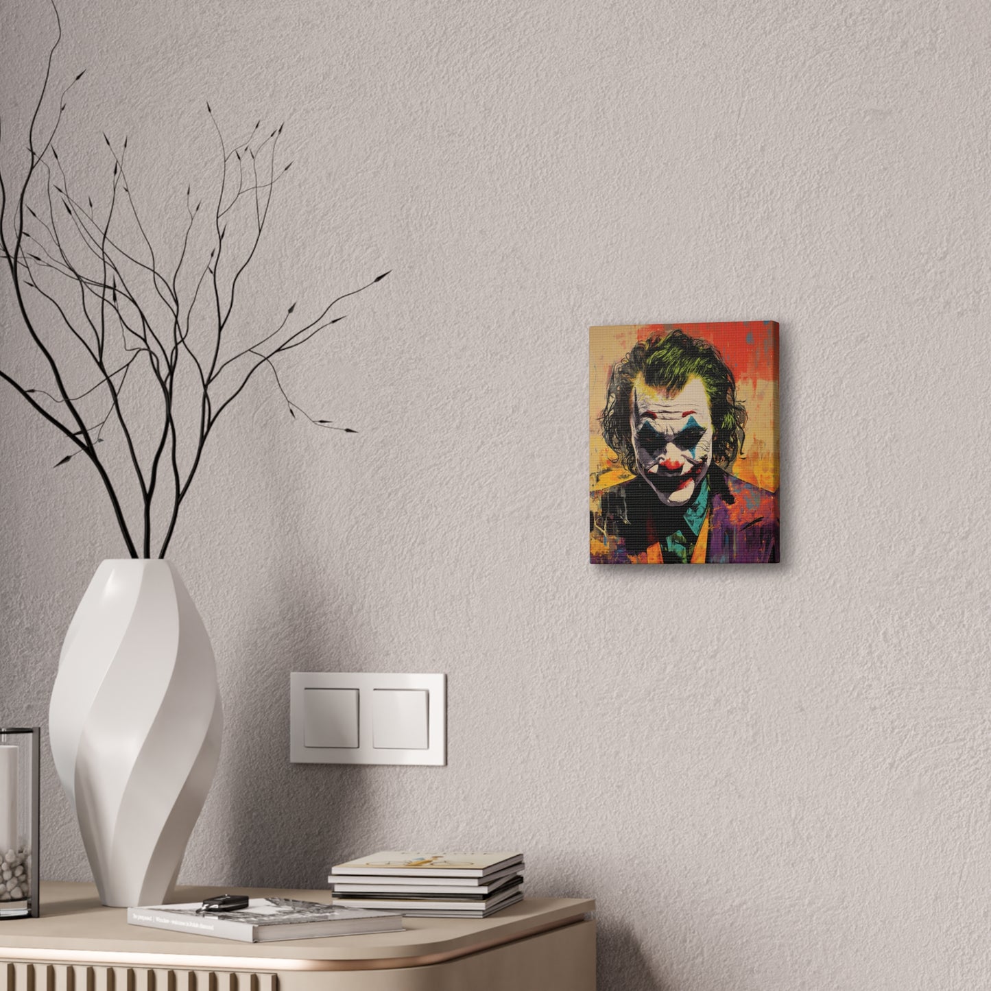 Joker 1 Canvas Stretched, 0.75"