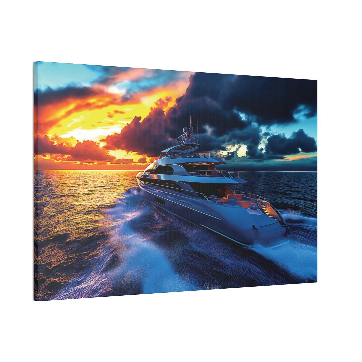 Mega-Yacht Dreams 1 Canvas Stretched, 0.75"