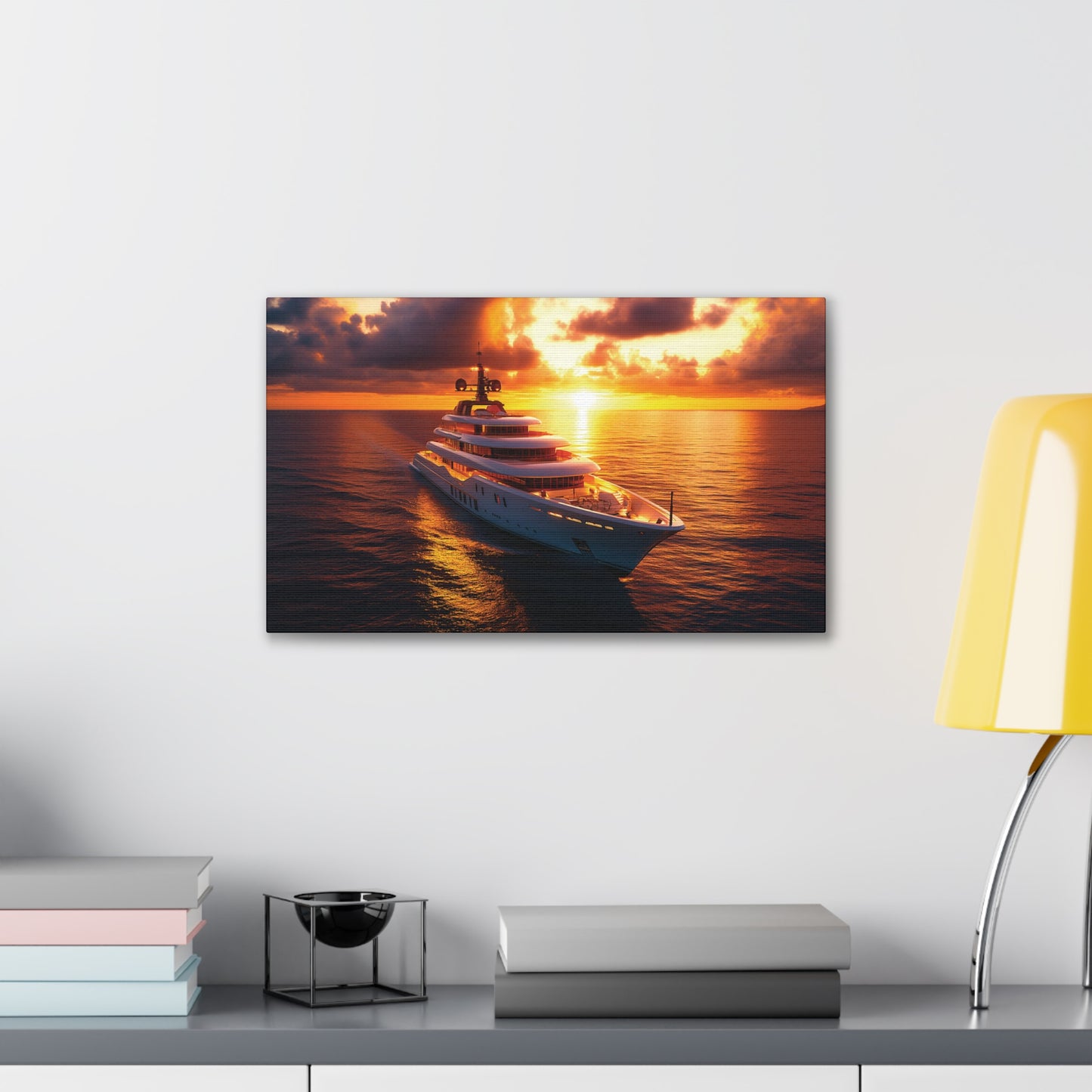 Mega-Yacht Dreams 4 Canvas Stretched, 0.75"