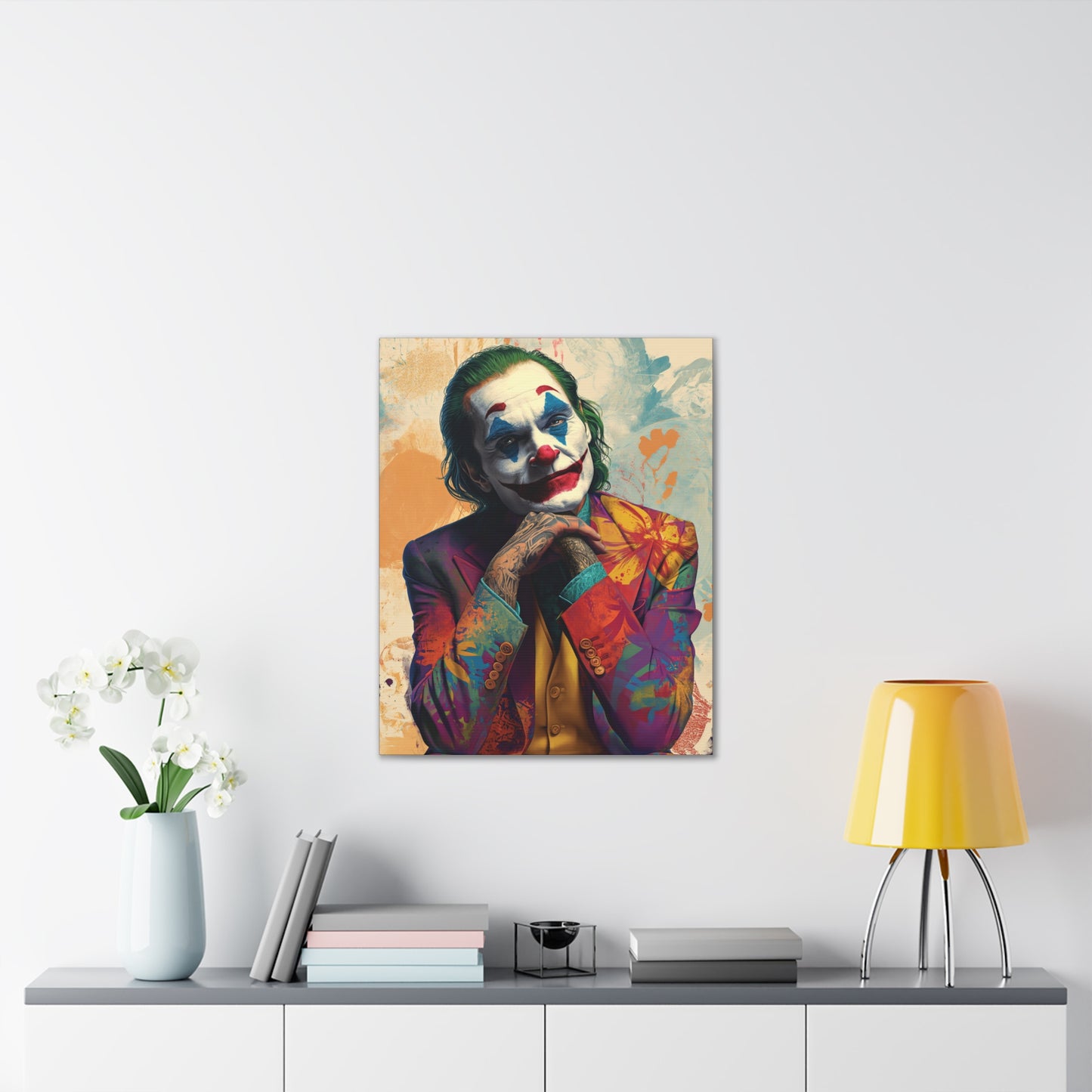 Joker 4 Canvas Stretched, 0.75"