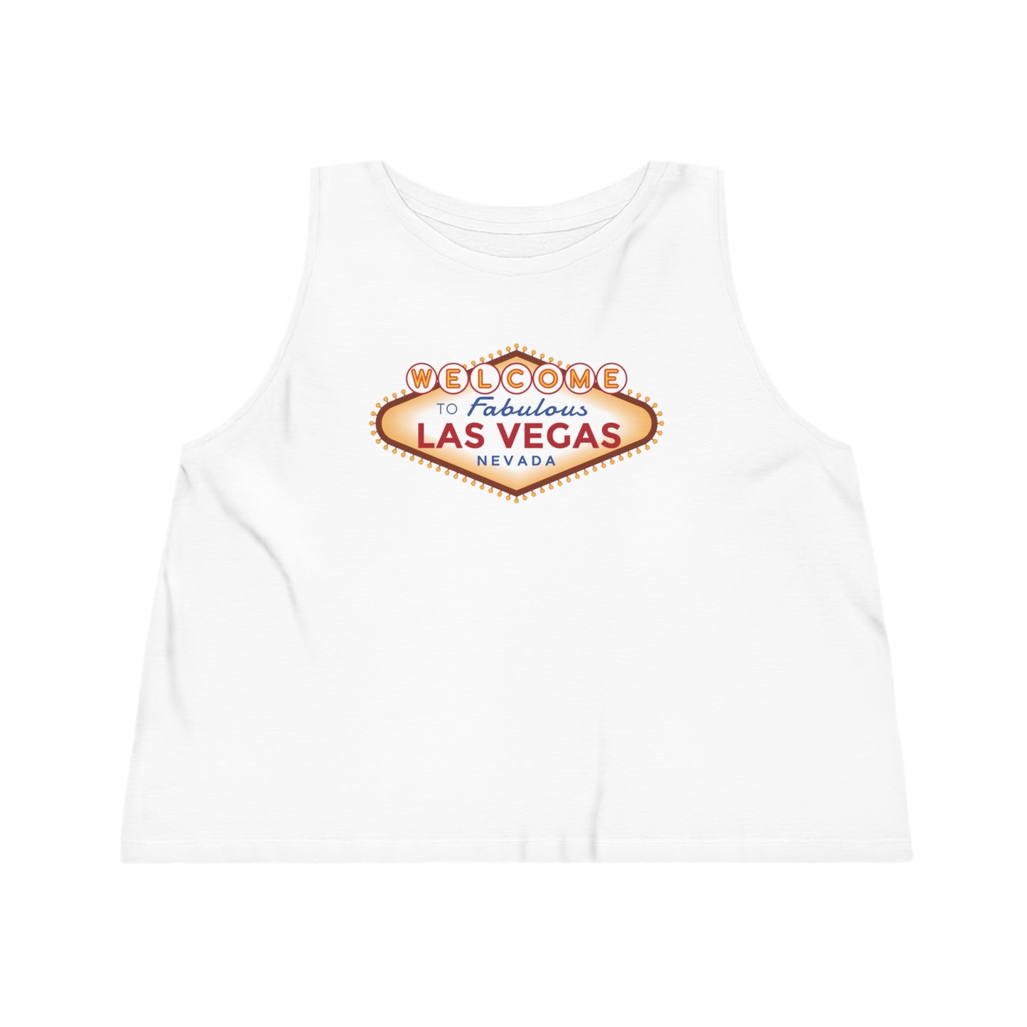 Las Vegas 3 Women's Dancer Cropped Tank Top