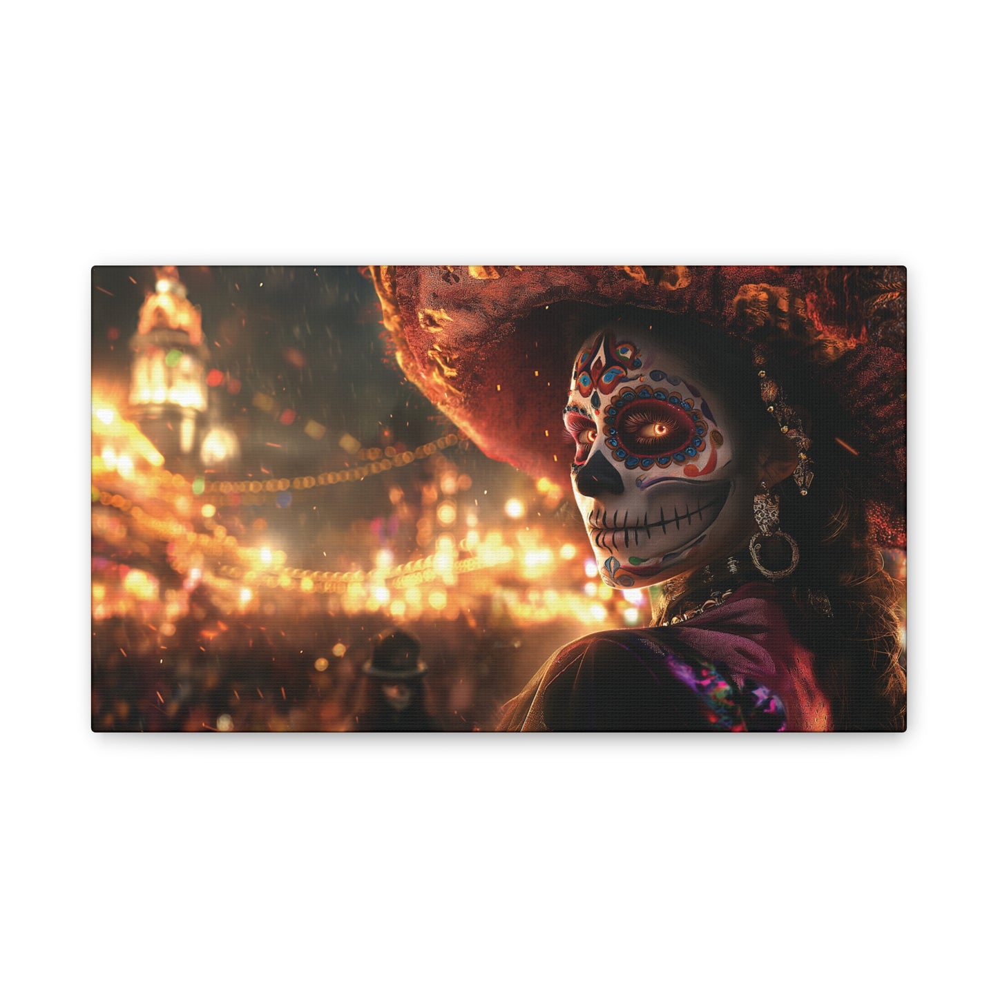 Day of the Dead 14 Canvas Stretched, 0.75"