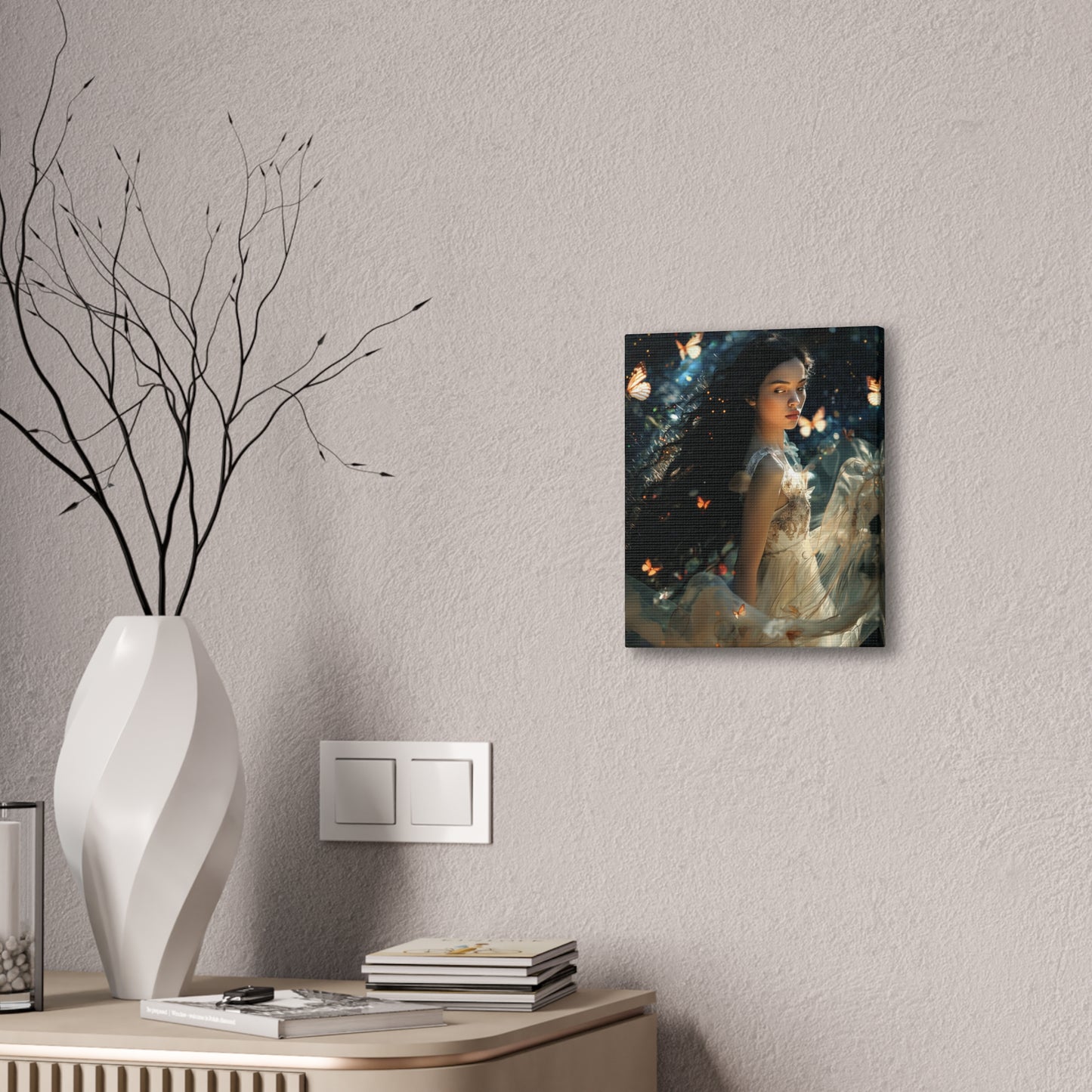 Butterfly Goddess 2 Canvas Stretched, 0.75"