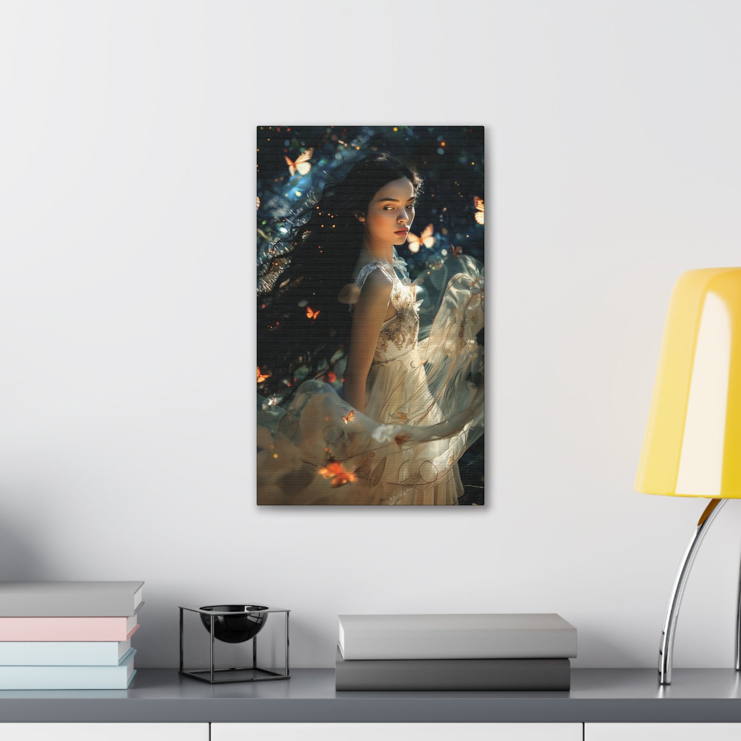 Butterfly Goddess 2 Canvas Stretched, 0.75"